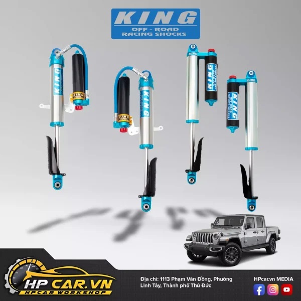 tính năng Phuộc KING SHOCKS JEEP JT 2020 