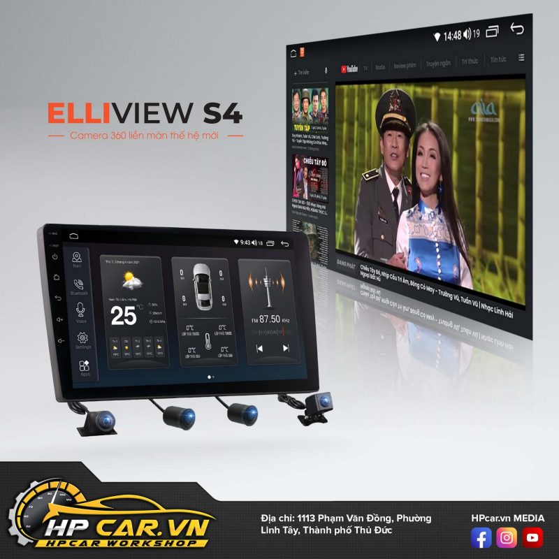 Màn Hình Android Elliview S4 Premium