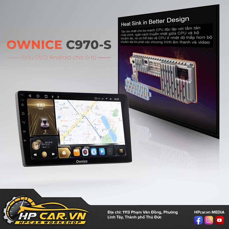 Đầu DVD Android Ô Tô Ownice C970-S chất lượng cao Ownice C970-S