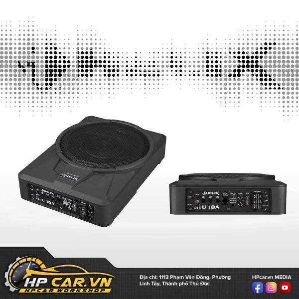 Loa Sub Điện Gầm Ghế Ô Tô Helix U10A 4 Loa sub điện gầm ghế ô tô Helix U10A