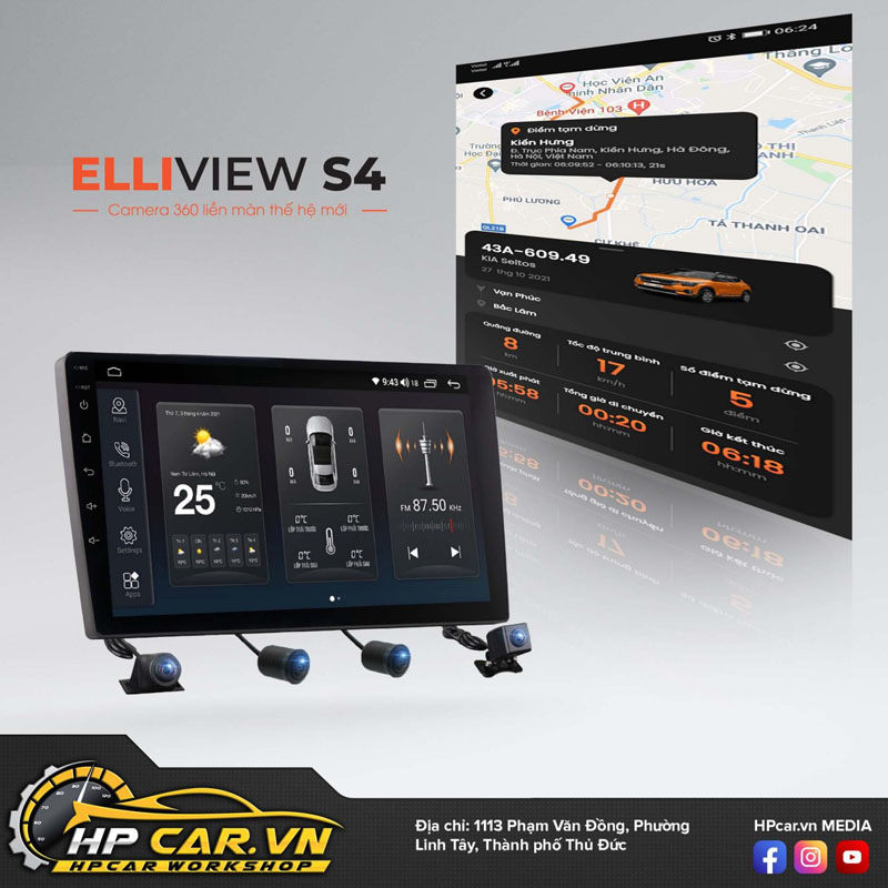 tính năng màn Hình Android Elliview S4 Deluxe 