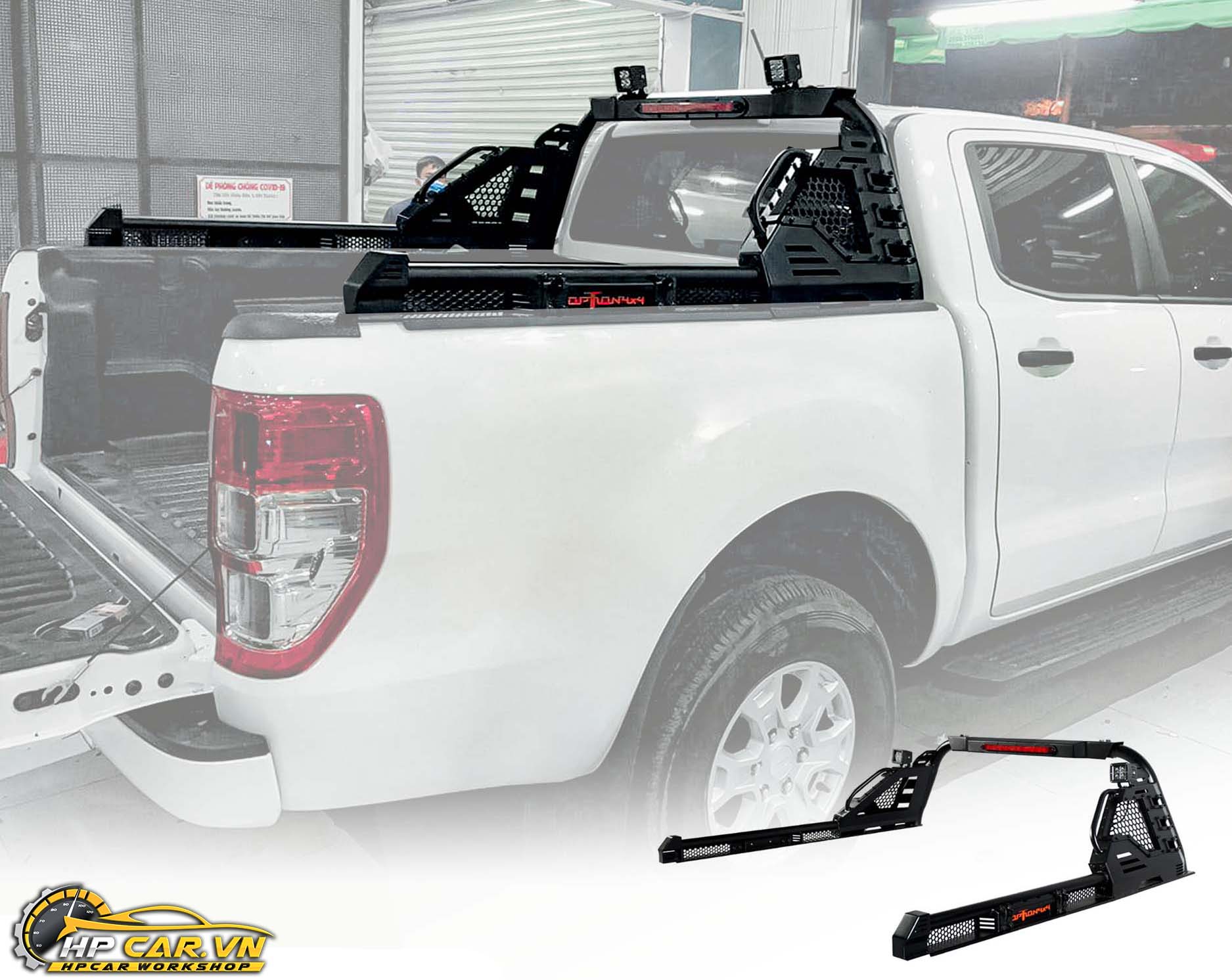 Thanh thể thao Option 4x4 cho xe bán tải ở Hpcar.vn 2 thanh thể thao option 4x4 MT01