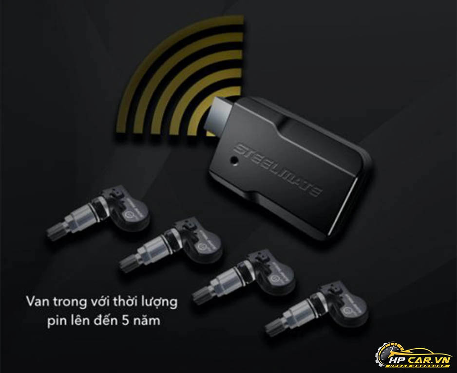 Cảm biến áp suất lốp Steelmate van trong Cảm biến áp suất lốp Steelmate van trong