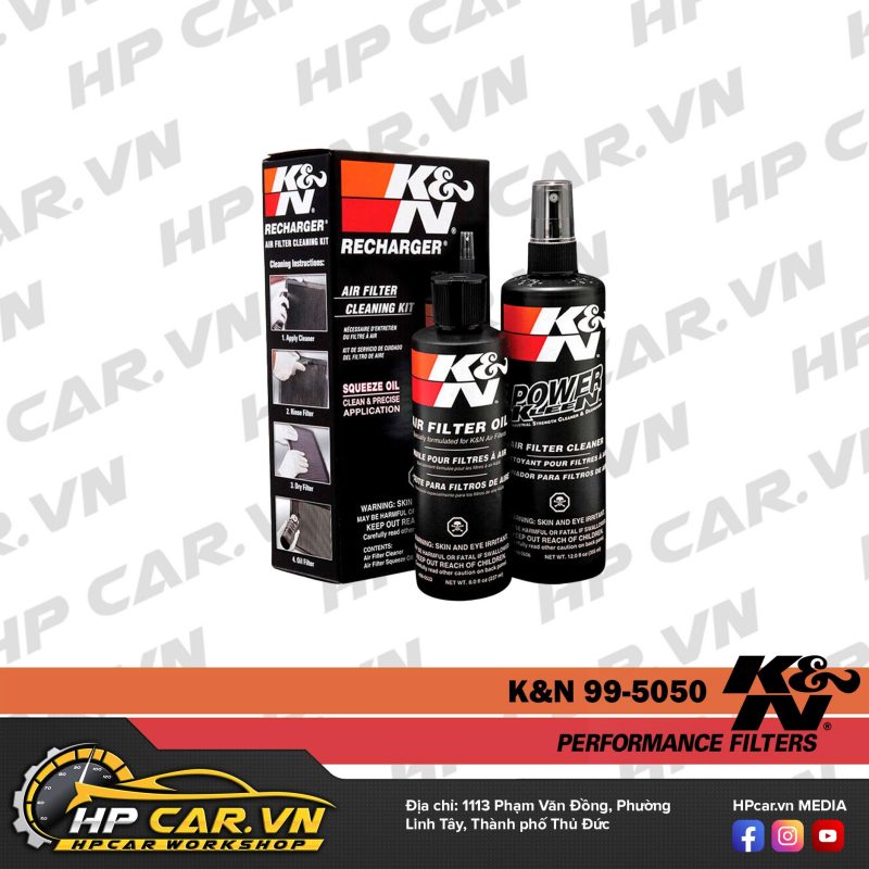 BỘ VỆ SINH LỌC GIÓ K&N 99-5050 12 thong so bo ve sinh loc gio k n 99 5050