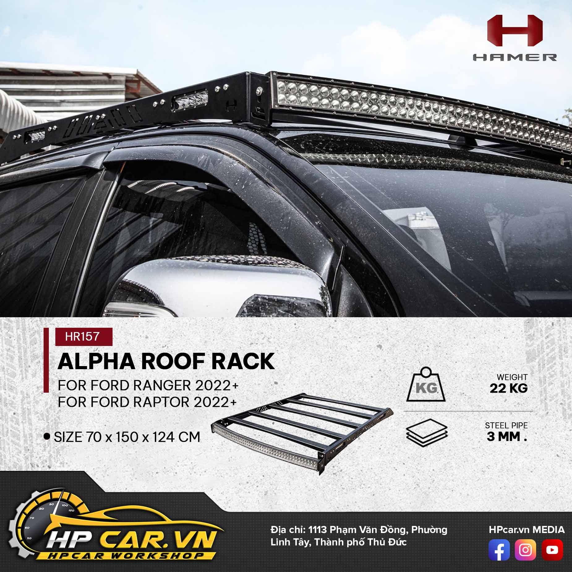 Giá đỡ mui ALPHA ROOF RACK là gì?