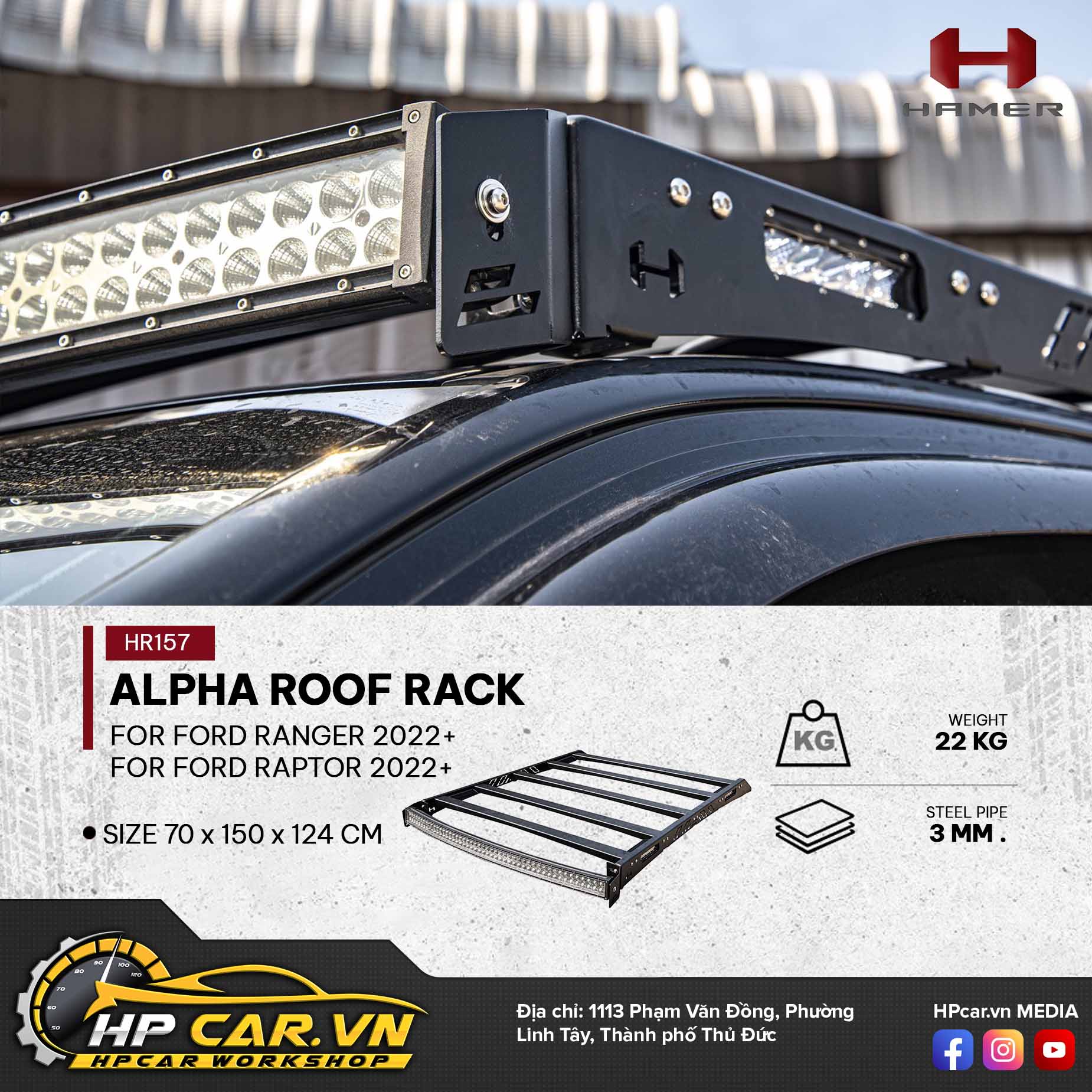 Giá đỡ mui ALPHA ROOF RACK có những ưu điểm gì?