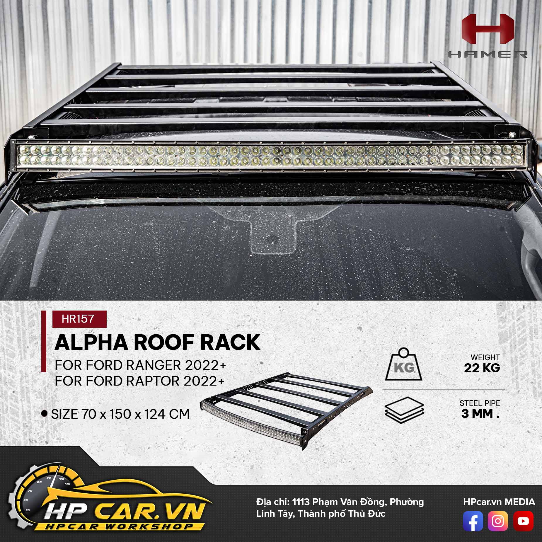 Giá đỡ mui ALPHA ROOF RACK có những ưu điểm gì?