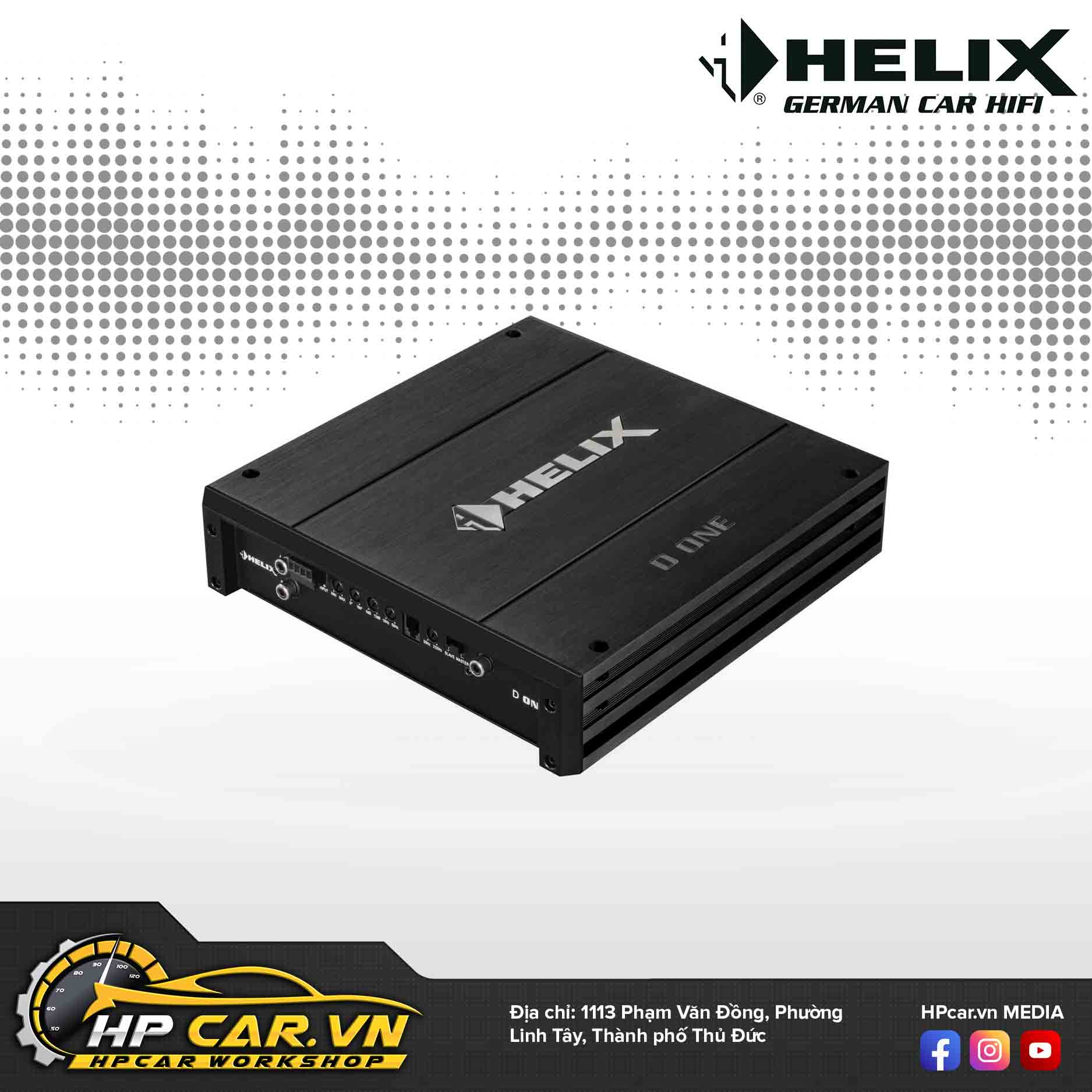 Amly kéo sub HELIX D ONE 12 đặc điểm Amly kéo sub HELIX D ONE