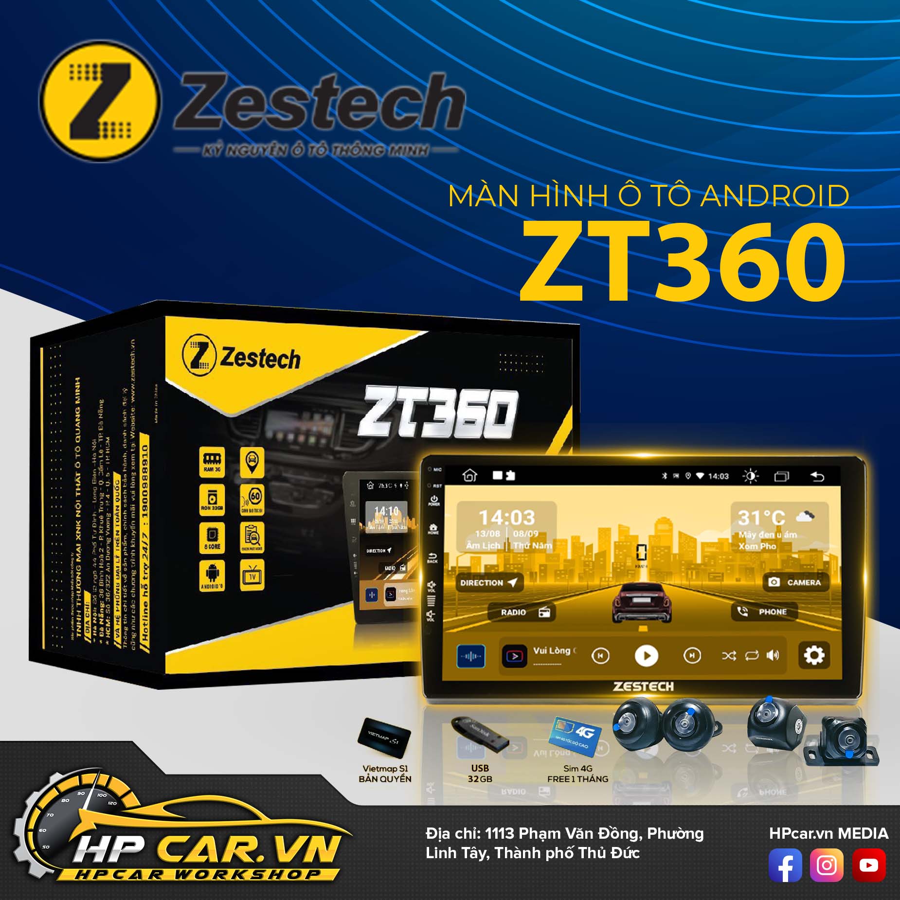 ZESTECH ZT360 30 Camera hành trình ZESTECH ZT360 hpcar