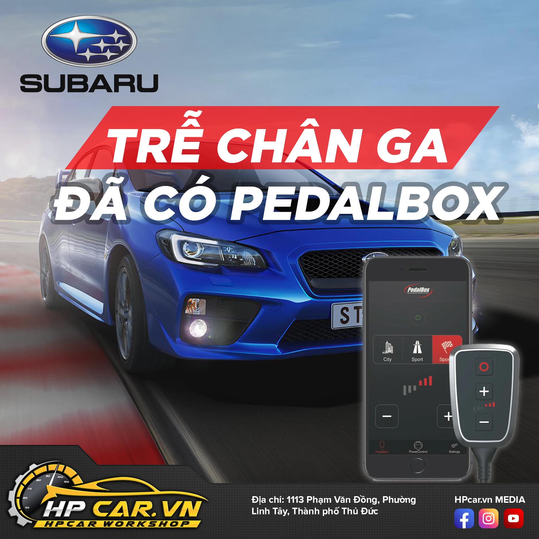 CHÍP CHÂN GA PEDALBOX DÒNG XE SUBARU 15 CHÍP CHÂN GA PEDALBOX DÒNG XE SUBARU