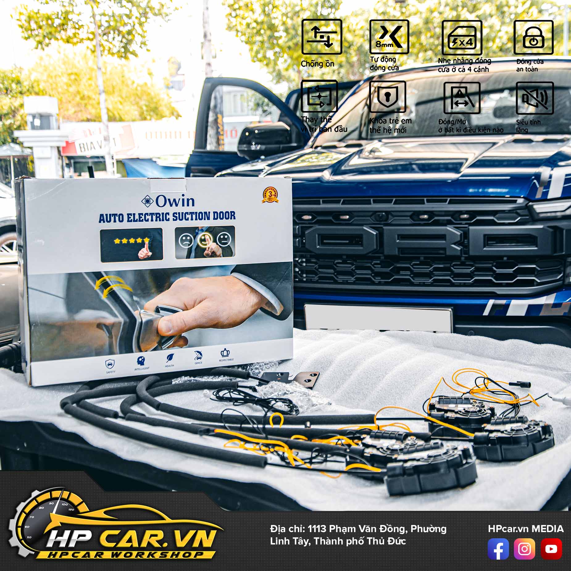 CỬA HÍT OWIN FORD RAPTOR 2022+