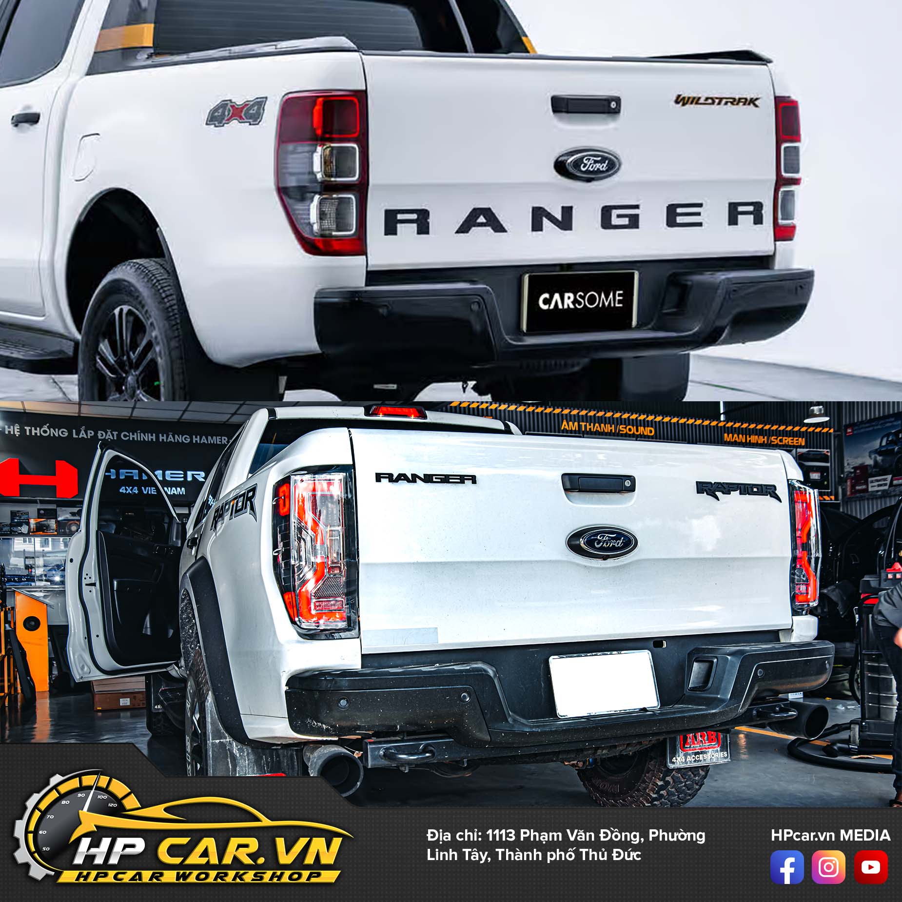 ĐÈN HẬU KIỂU 2022 CHO RANGER 2018 - 2021 10 ĐÈN HẬU KIỂU 2022 CHO RANGER 2018 - 2021