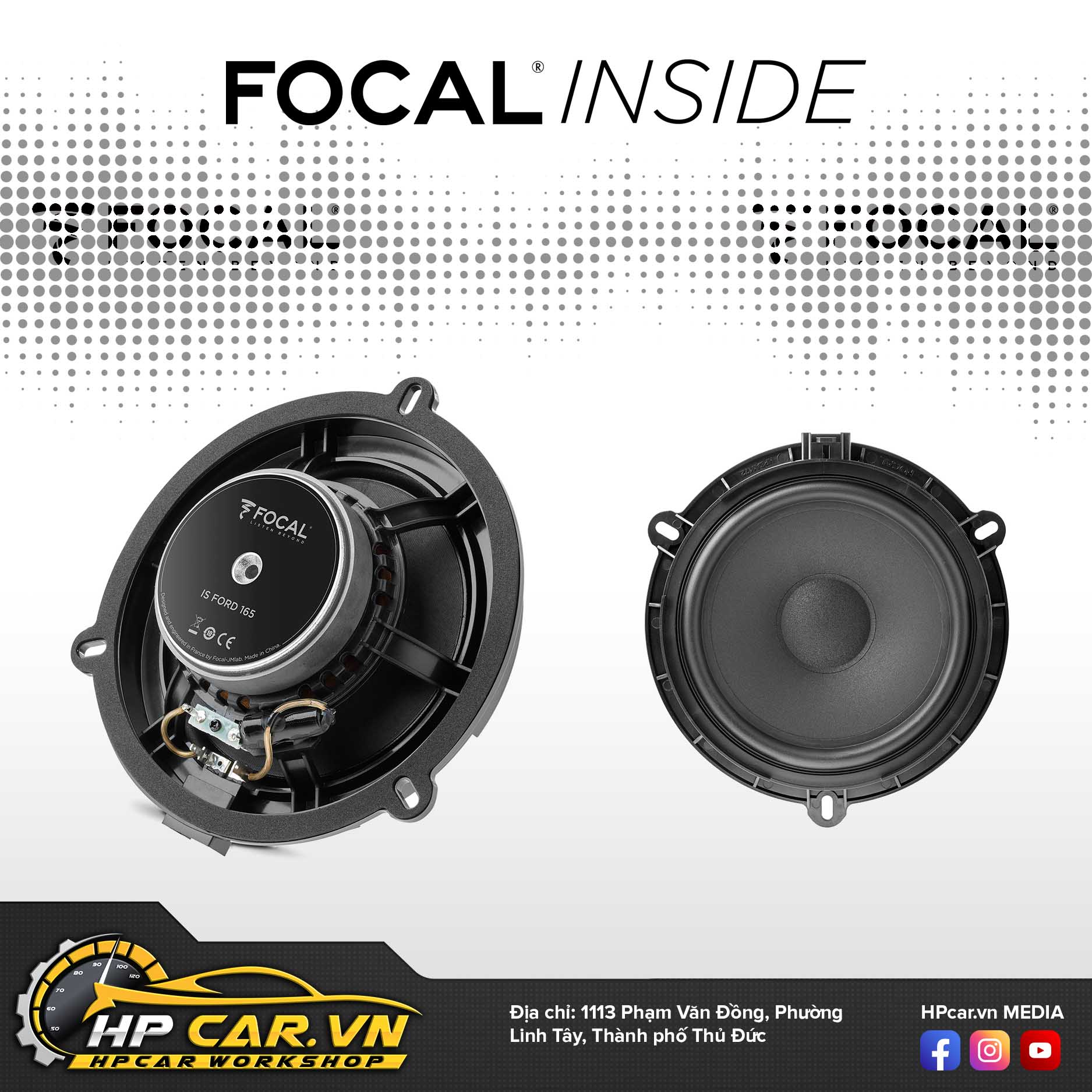 Focal ic Ford 165 12 địa chỉ độ loa Focal ic Ford 165