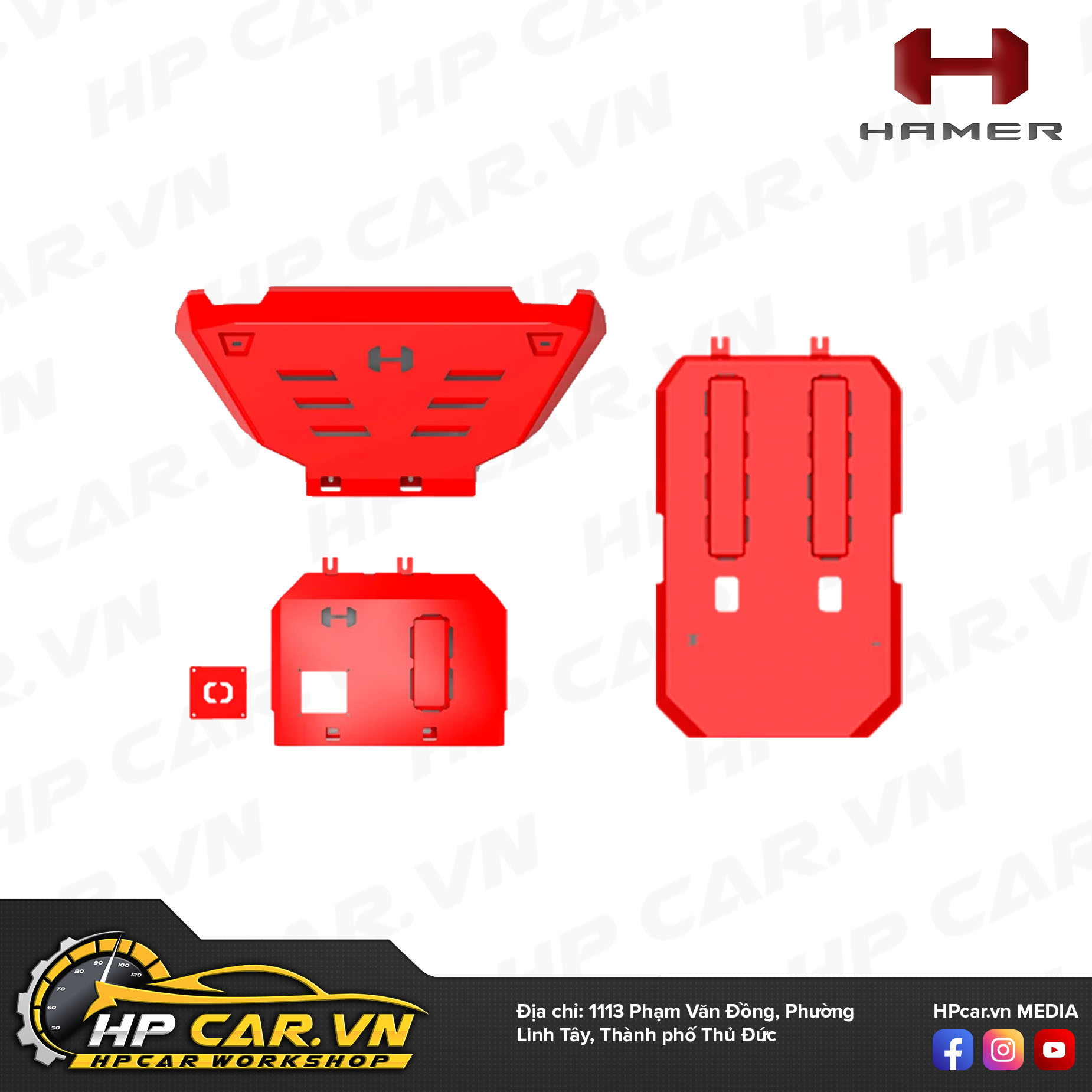 FULL UNDER PROTECTION PLATES FOR FORD RANGER RAPTOR 2022+ 21 FULL UNDER PROTECTION PLATES FOR FORD RANGER RAPTOR 2022+