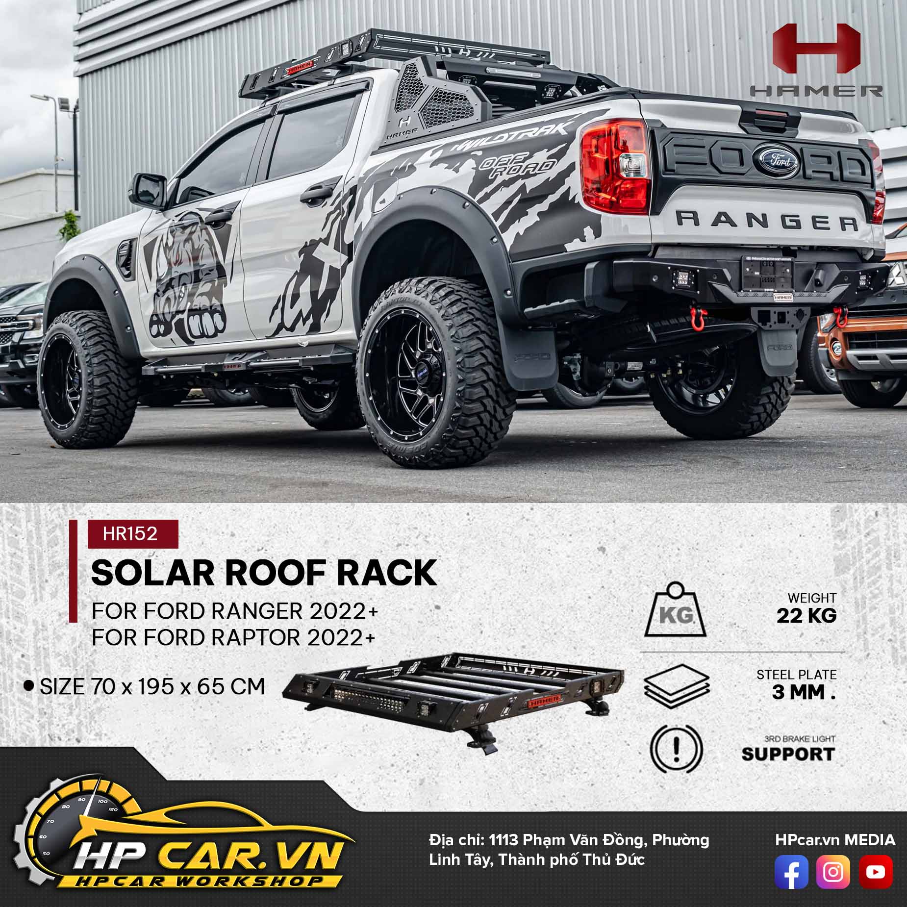SOLAR ROOF RACK