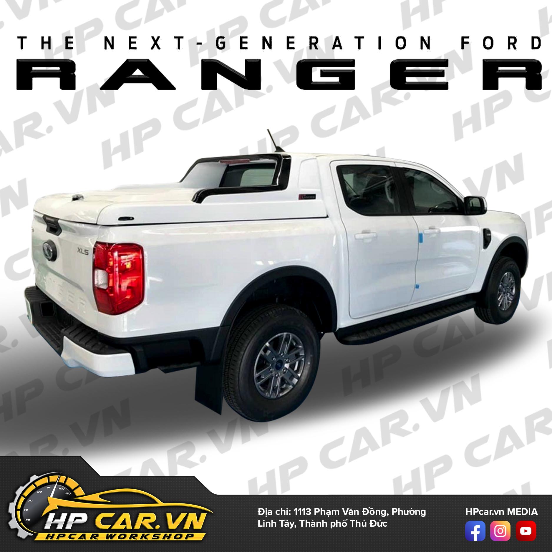 Nắp thùng thấp Ranger 2023 12 Đơn vị độ nắp thùng thấp Ranger 2023 chính hãng