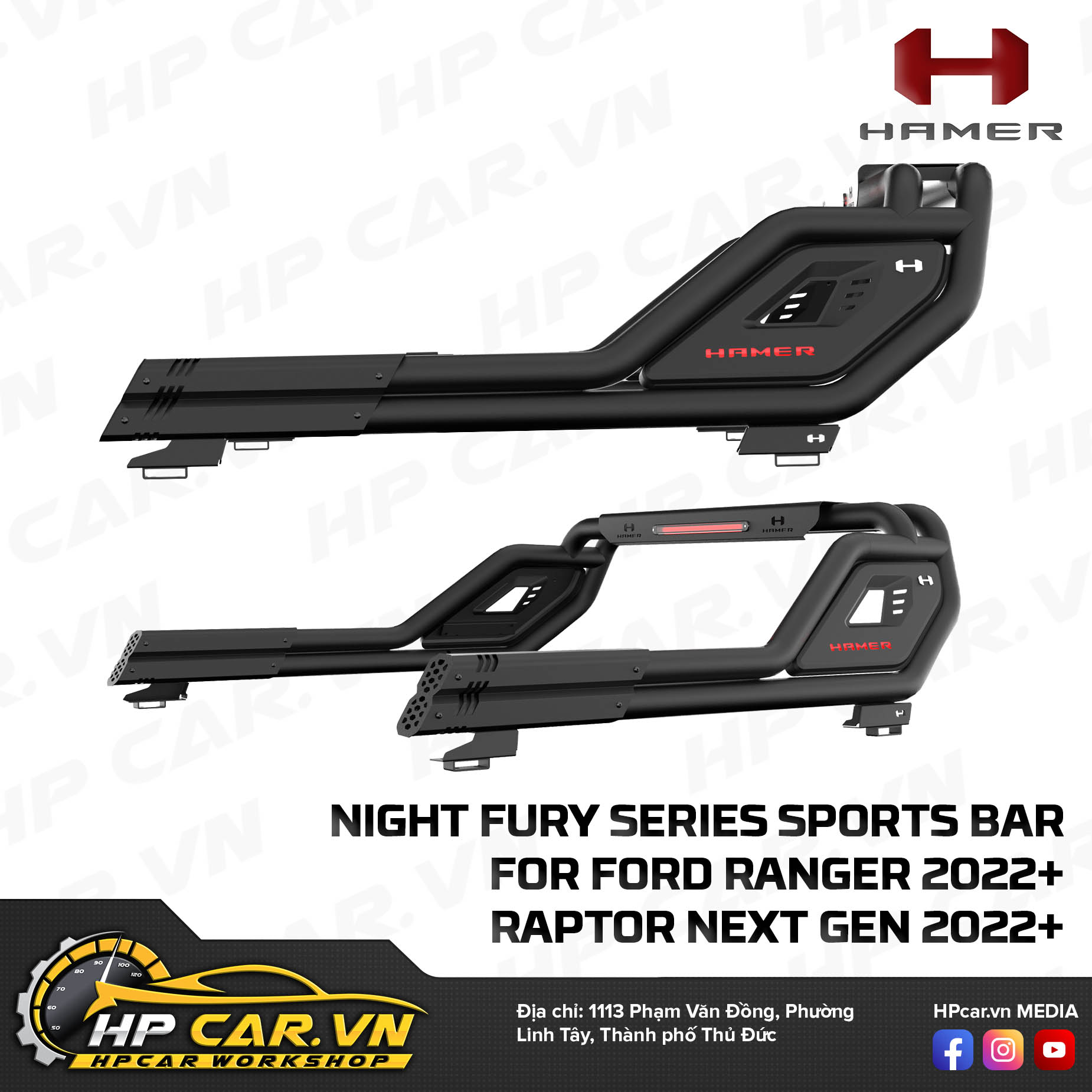 NIGHT FURY SERIES ROLL BAR FOR FORD RANGER 2022- RAPTOR NEXT GEN 2022 13 NIGHT FURY SERIES ROLL BAR FOR FORD RANGER 2022- RAPTOR NEXT GEN 2022