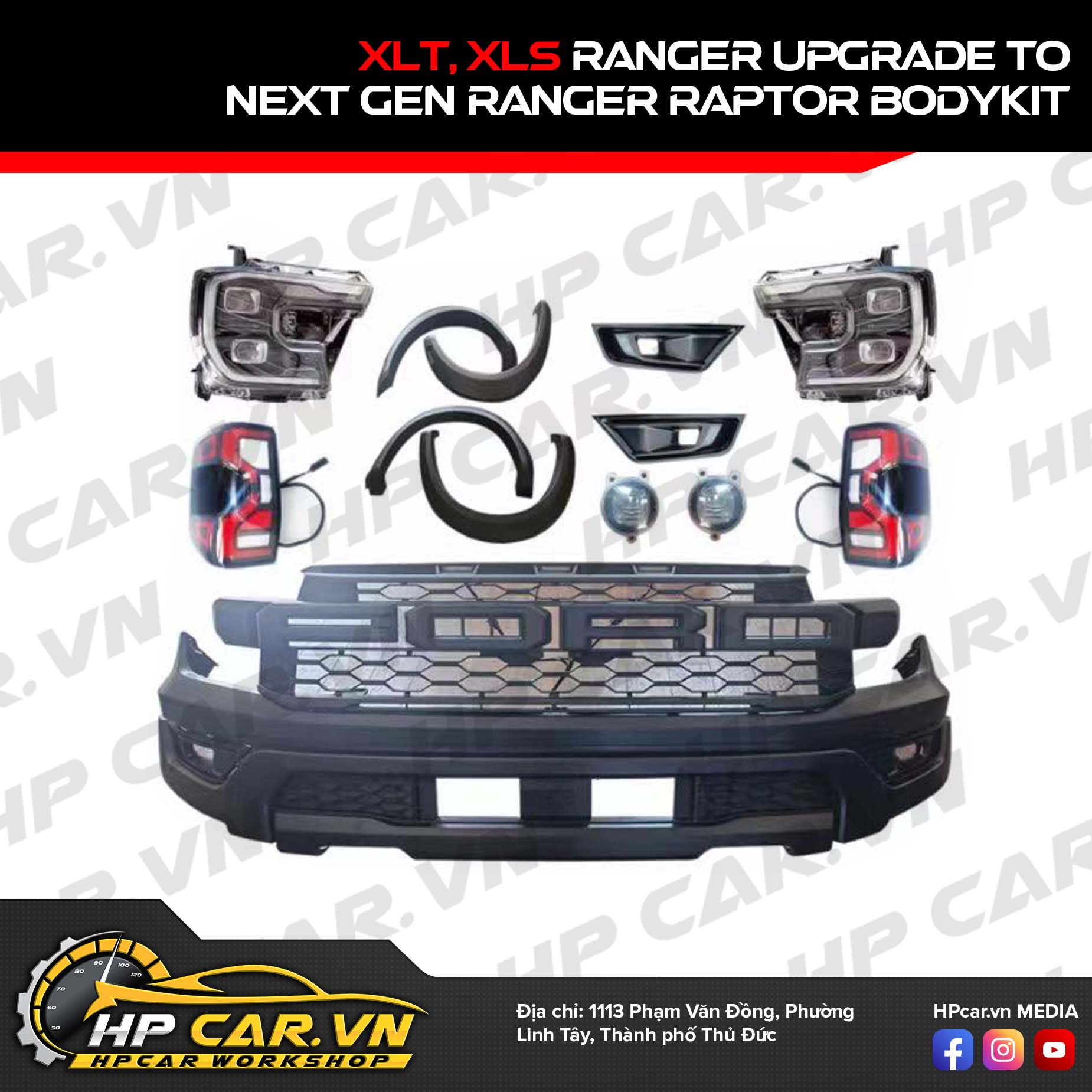 RANGER NEXT GEN XLT XLS UP BODY FORD RAPTOR NEXT GEN