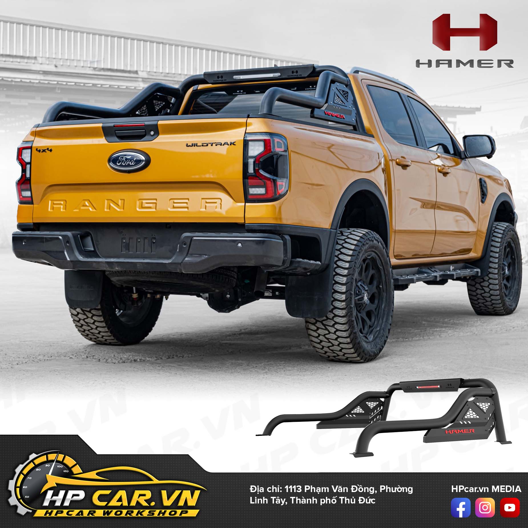 TITANIUM SERIES SPORTS BAR FOR FORD RANGER (2022 – PRESENT) 17 TITANIUM SERIES SPORTS BAR FOR FORD RANGER (2022 – PRESENT)