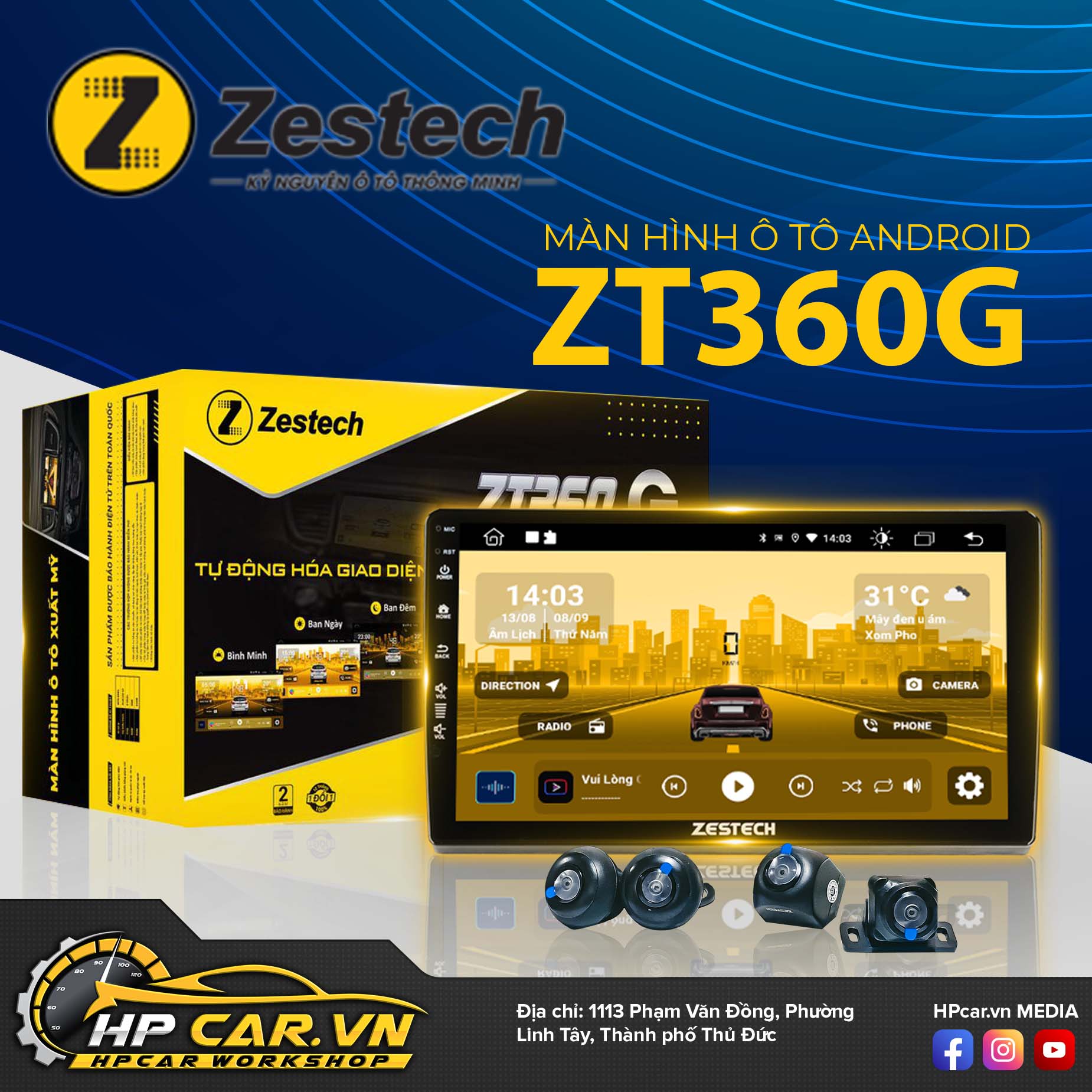 ZESTECH ZT360G 21 Camera 360 ZESTECH ZT360G giá rẻ
