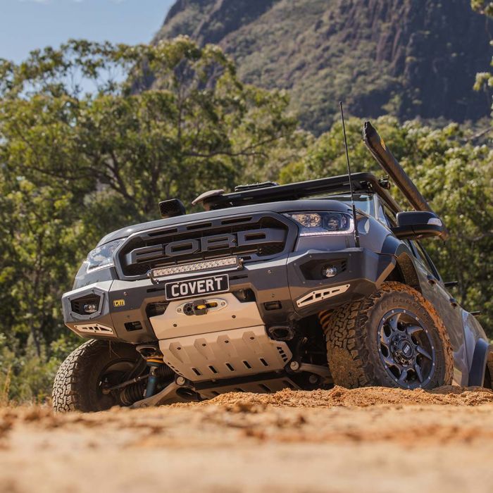 Cản trước TJM Covert Alloy Black cho Ranger Raptor (Vật liệu Nhôm) 5 Cản trước Raptor