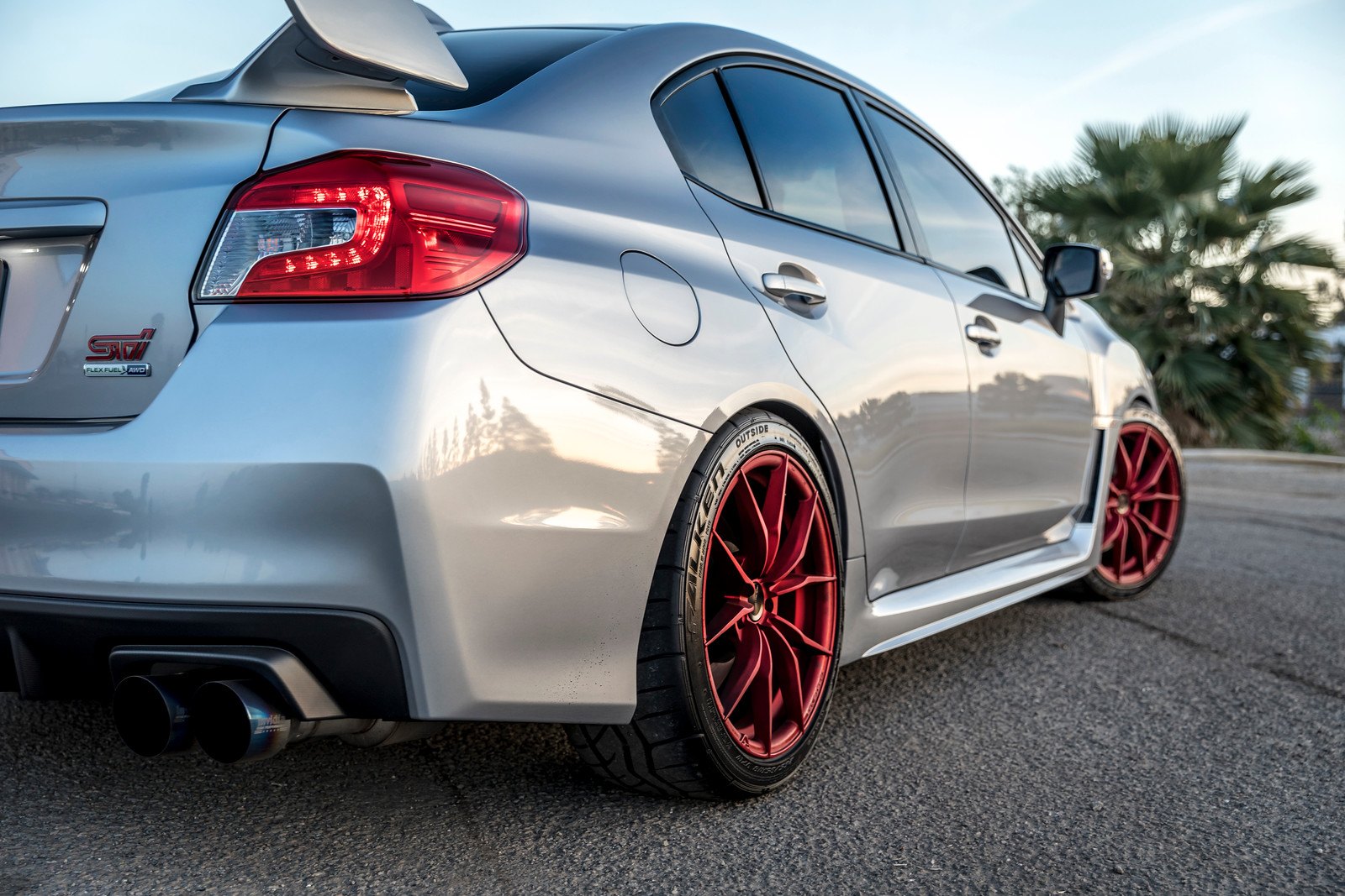 Độ xe Subaru 5 Độ cụm đèn sau Subaru