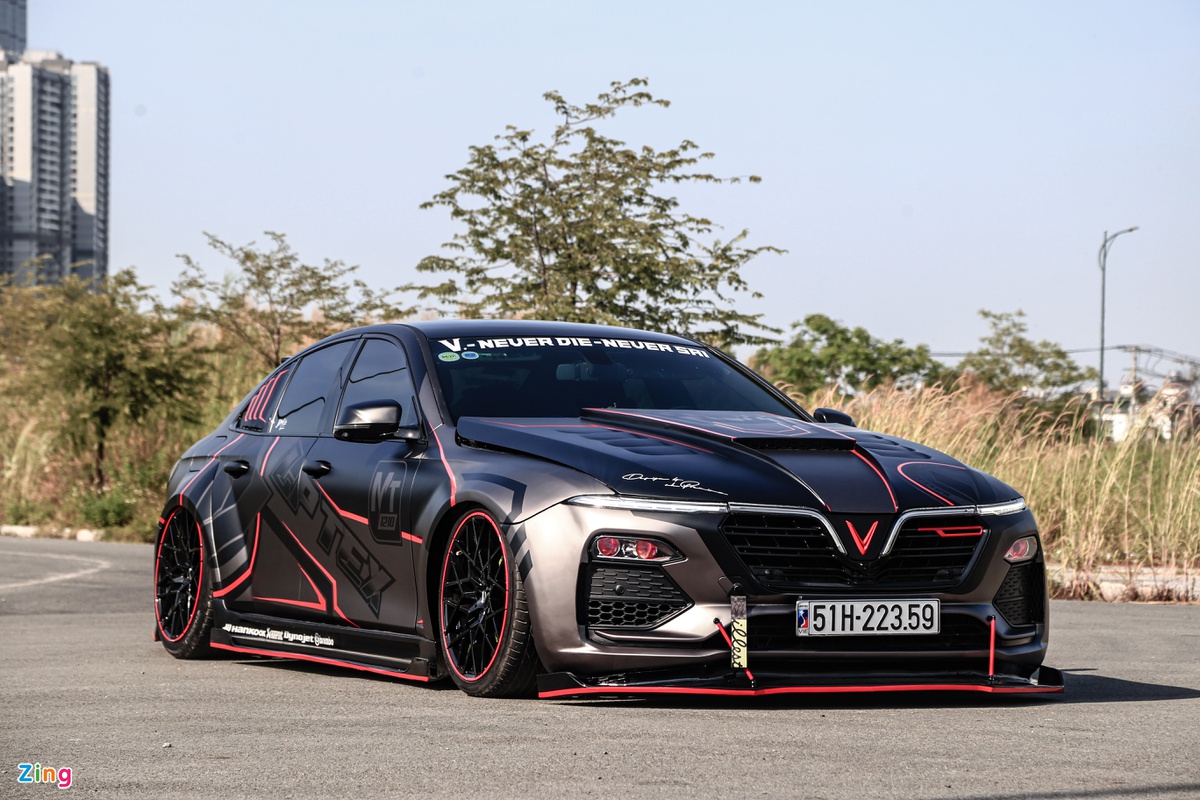 VinFast Lux A2.0 hầm hố hơn với bản độ thân rộng tại TP.HCM 1 Vinfast độ thân rộng