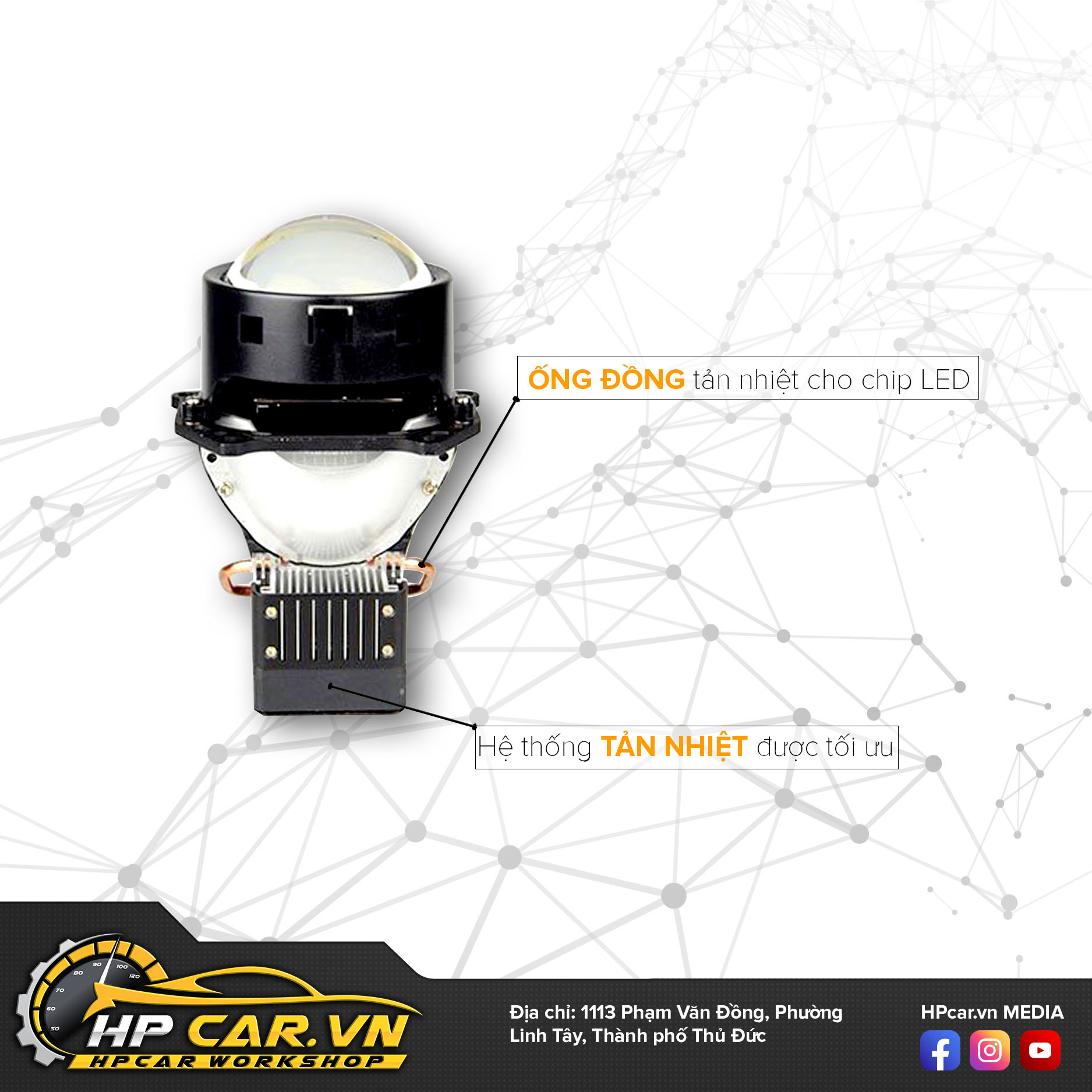 Bi Laser Aozoom Light Z22 6 lắp đặt Bi Laser Aozoom Light Z22 cho xe tải