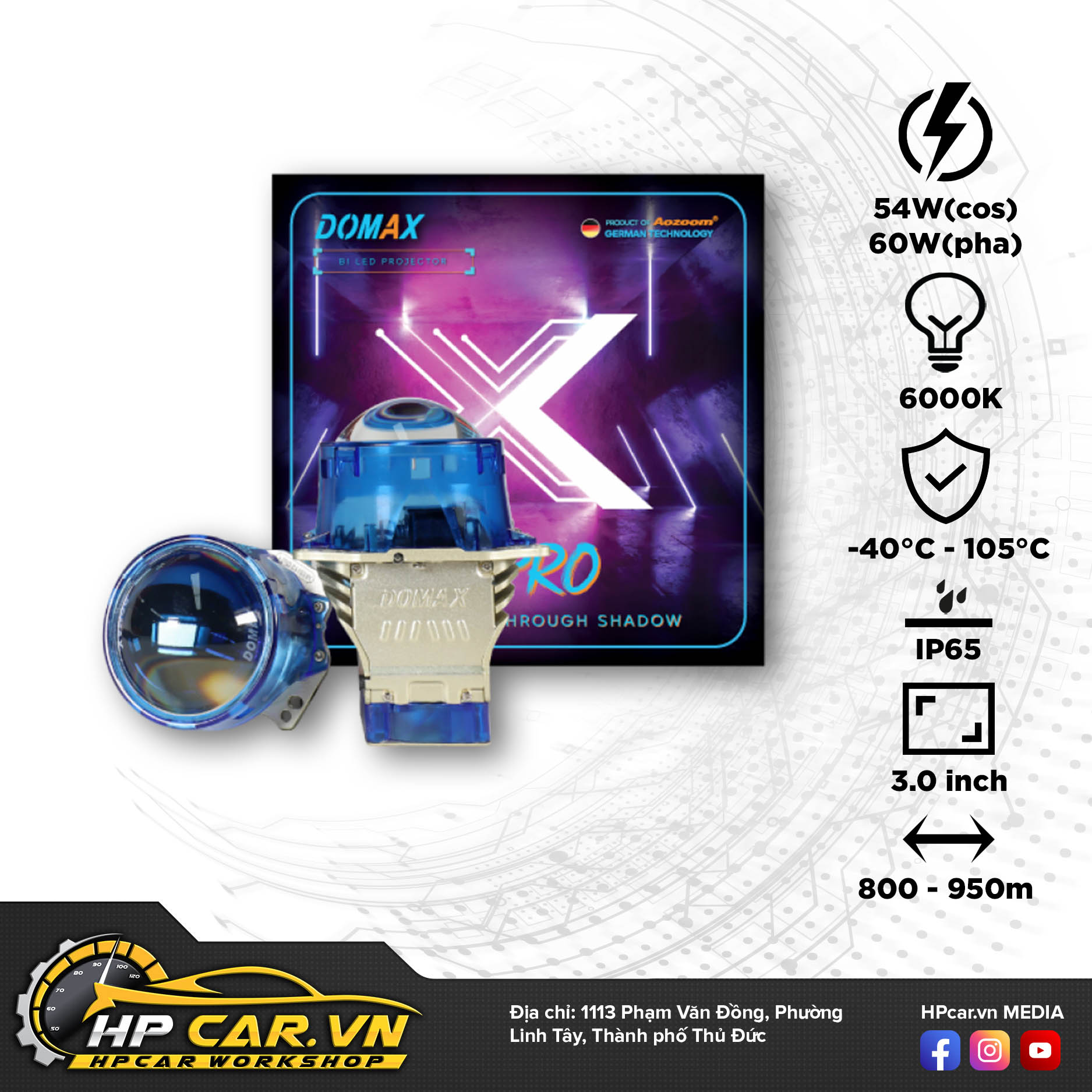 Bi Led Aozoom X Led Pro Domax Light 3 Bi Led Aozoom X Led Pro Domax Light