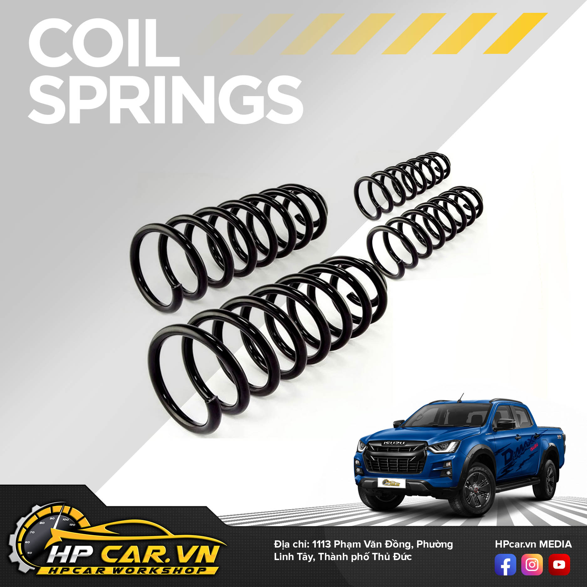 Phuộc OME ISUZUD-MAX (2016 - PRESENT) 4 Coil Springs 25