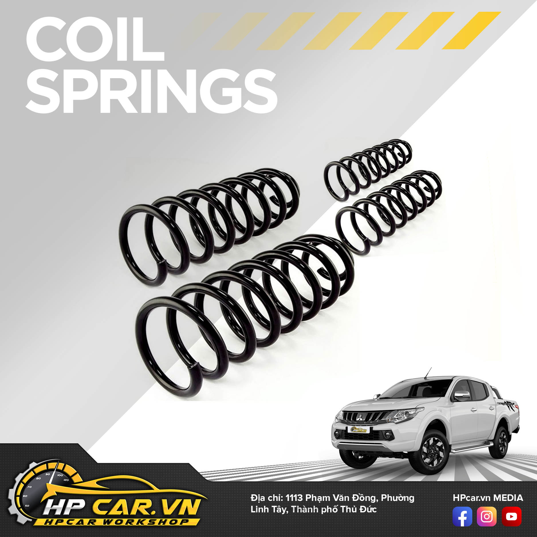 Phuộc OME MITSUBISHI TRITON MQ (2015 - 2018) 4 Coil Springs 33