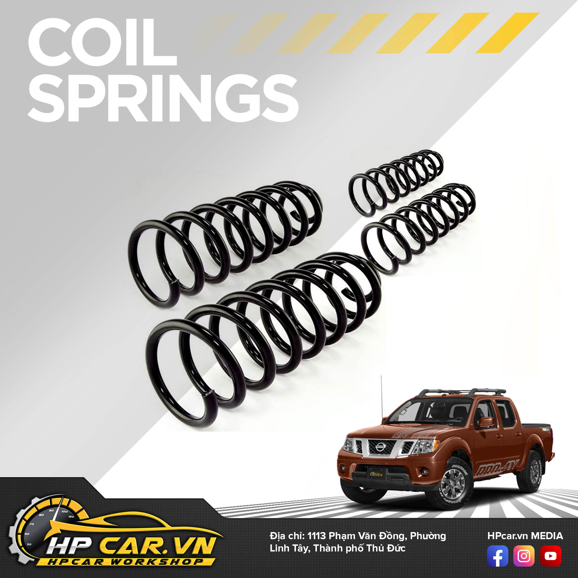 Phuộc OME NISSAN NAVARA D40 ST-X 550 (2011 - 2015) 4 Coil Springs 35