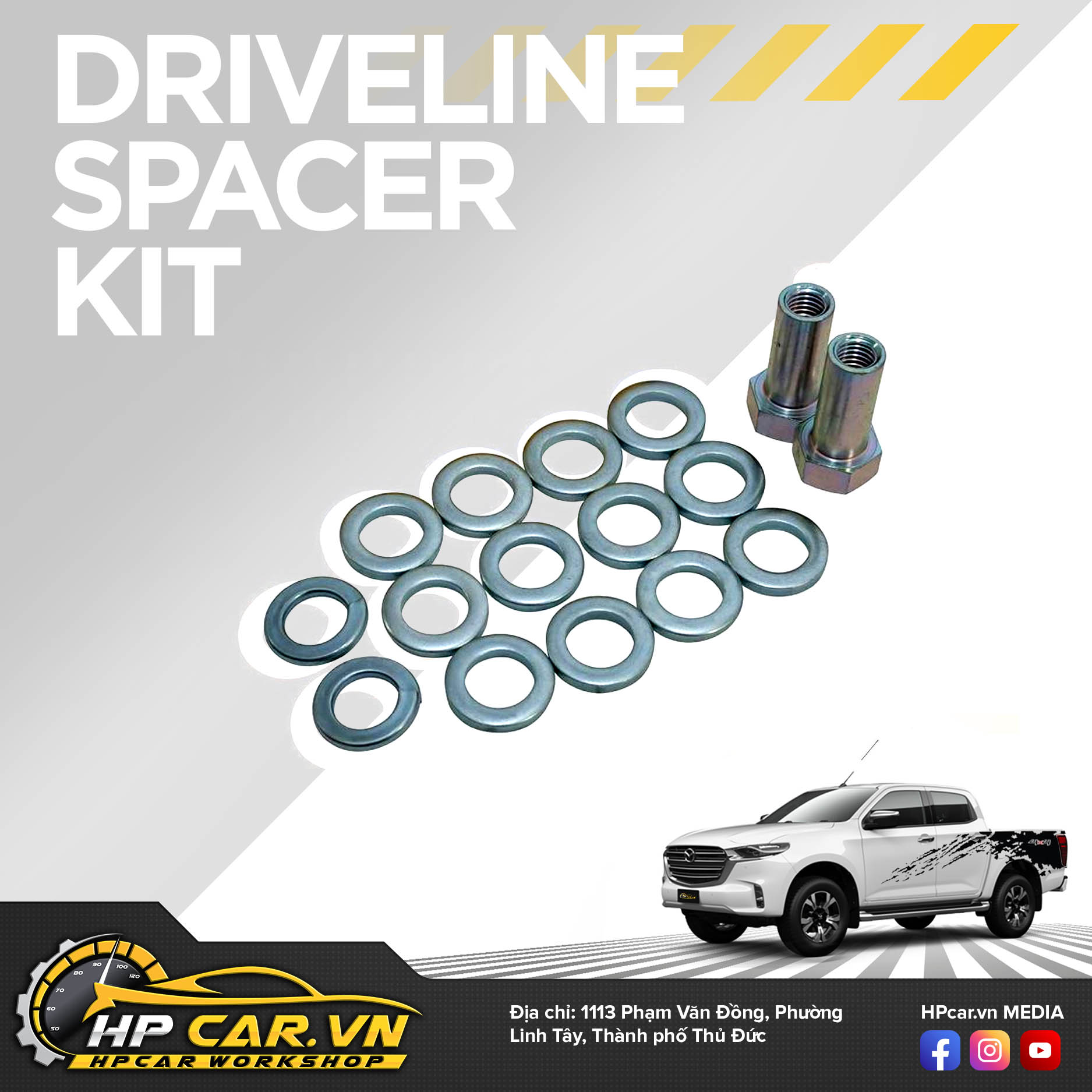 Phuộc OME MAZDA BT-50 (2018 - PRESENT) 5 Driveline Spacer Kit 3