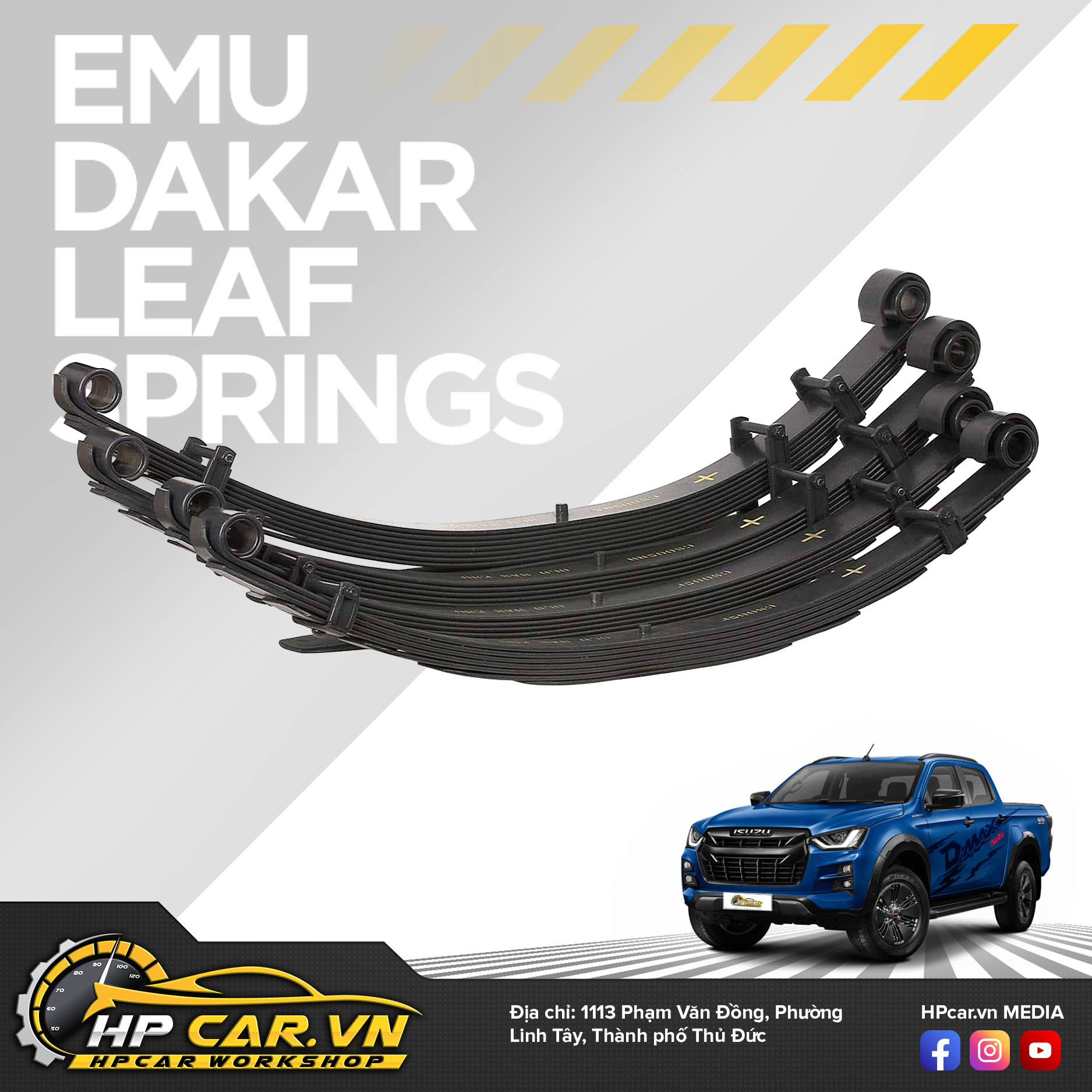 Phuộc OME BP-51 ISUZUD-MAX (2012 - 2020) 5 Emu Dakar Leaf Springs 17