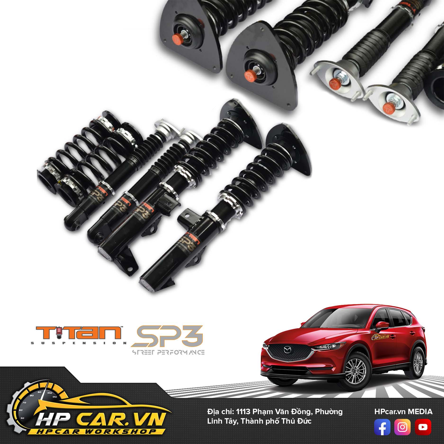 Phuộc TITAN SP3 MAZDA CX5 4 Giam xoc TiTAN SP3 danh cho Mazda CX5 1