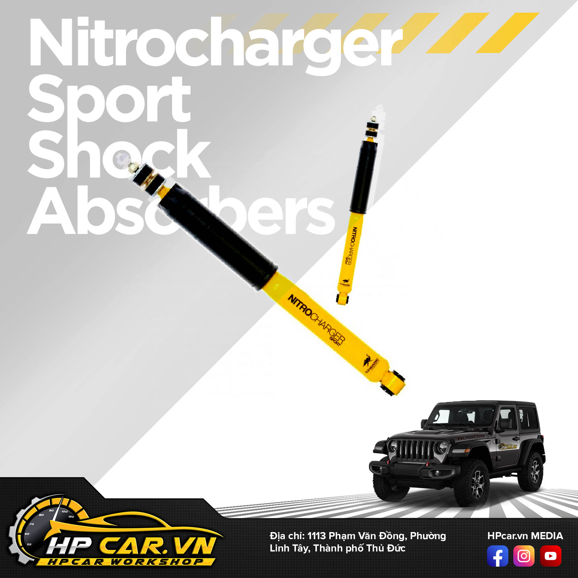Phuộc OME JEEP WRANGLERJL (2018 - PRESENT) 7 Nitrocharger Sport Shock Absorbers 7