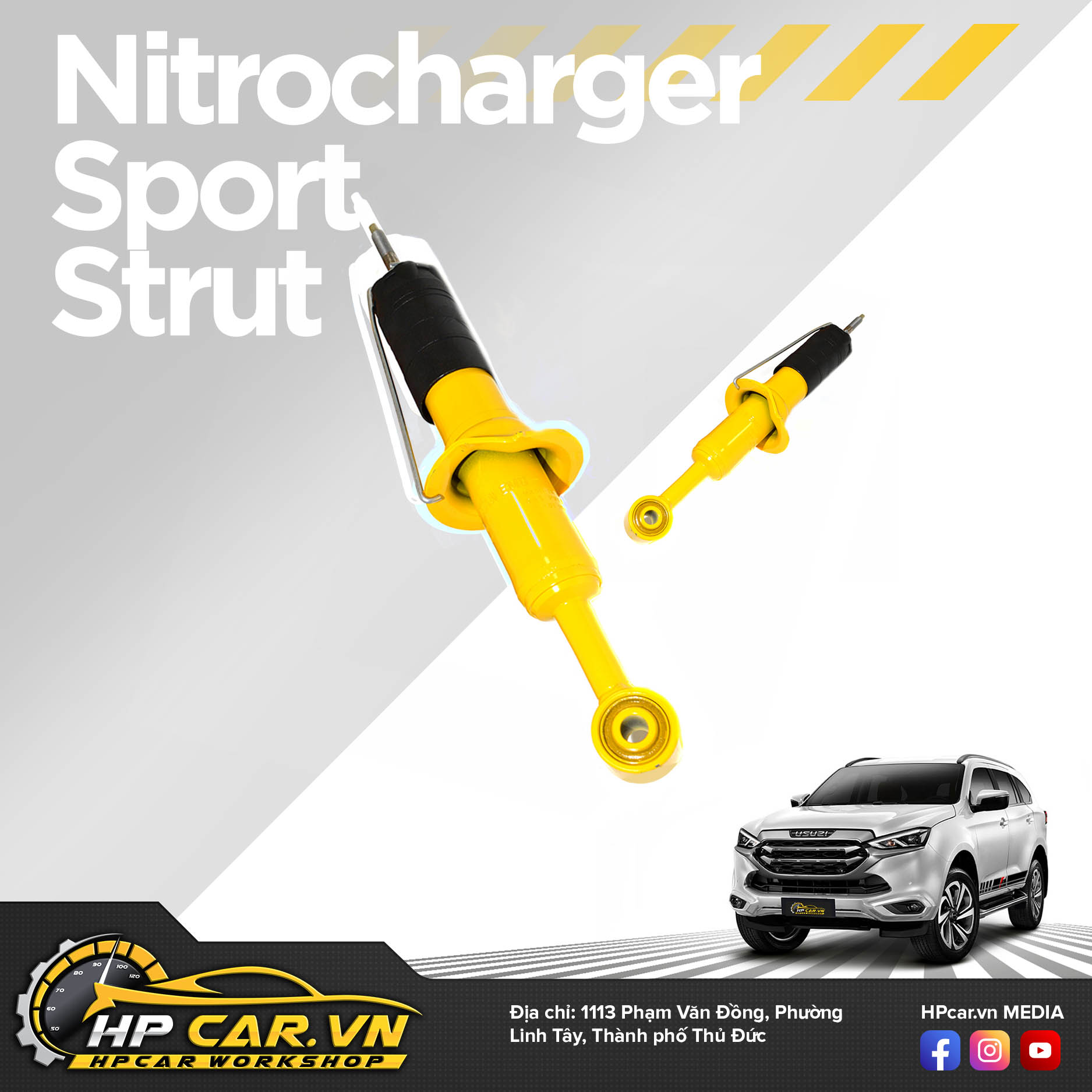 Phuộc OME FORD ISUZUMU-X (2017 - PRESENT) 6 Nitrocharger Sport Strut 6