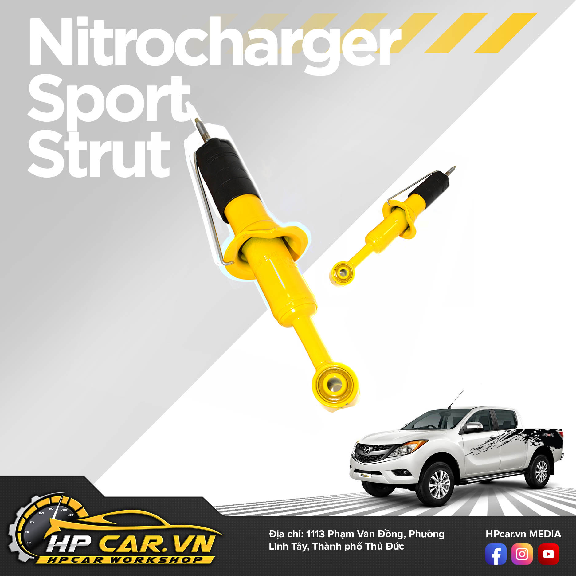 Phuộc OME MAZDA BT-50 (2015 - 2018) 9 Nitrocharger Sport Strut 7