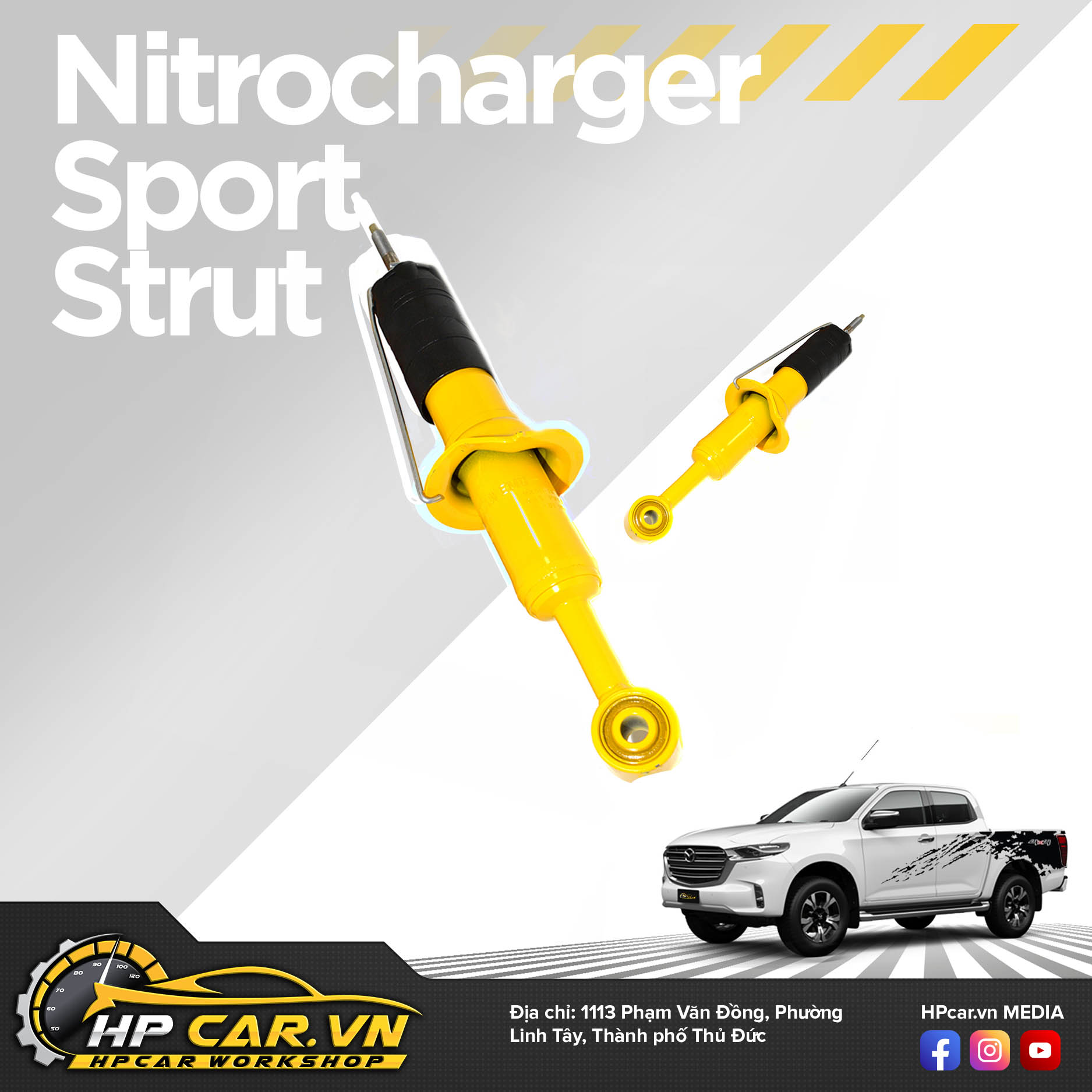 Phuộc OME MAZDA BT-50 (2018 - PRESENT) 10 Nitrocharger Sport Strut 8