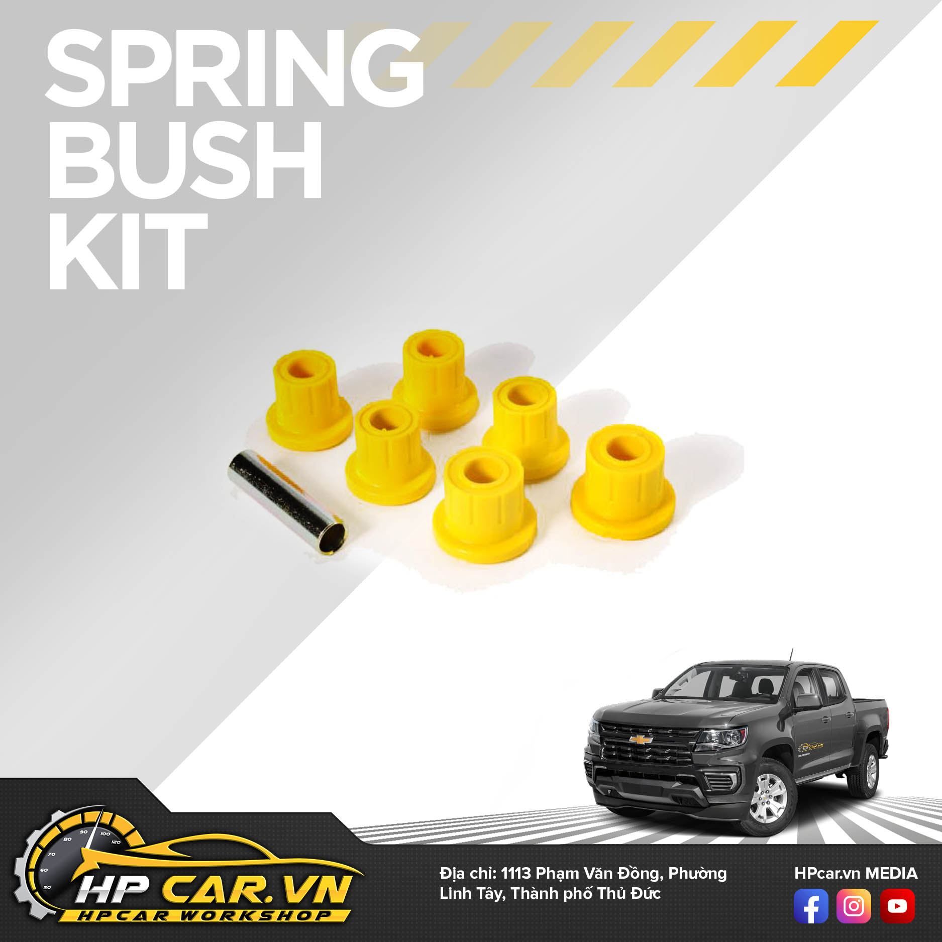 Phuộc OME BP-51 CHEVROLET COLORADO (2012 - PRESENT) 12 Spring Bush Kit 11