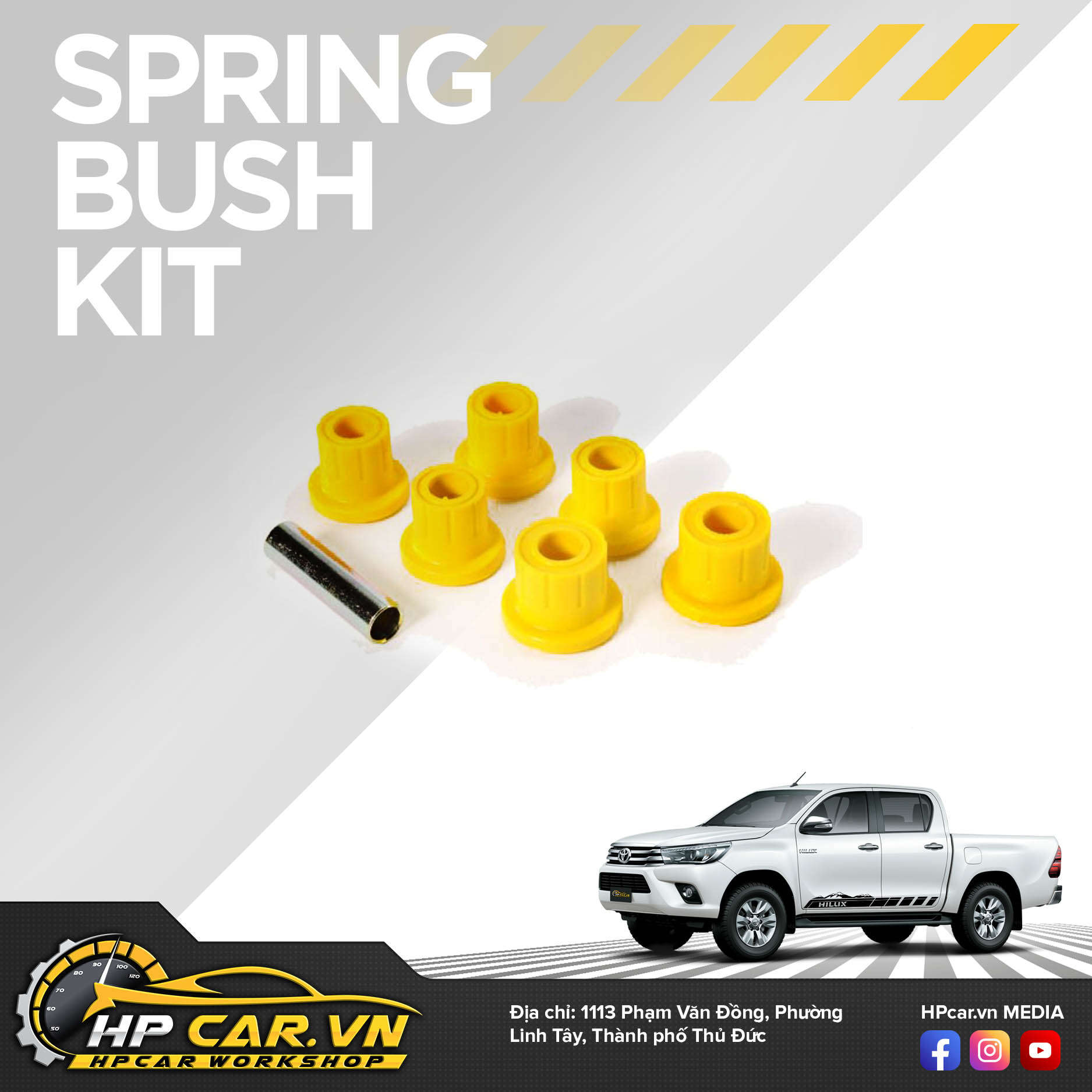 Phuộc OME TOYOTA HILUX (2015 - 2018) 9 Spring Bush Kit 9