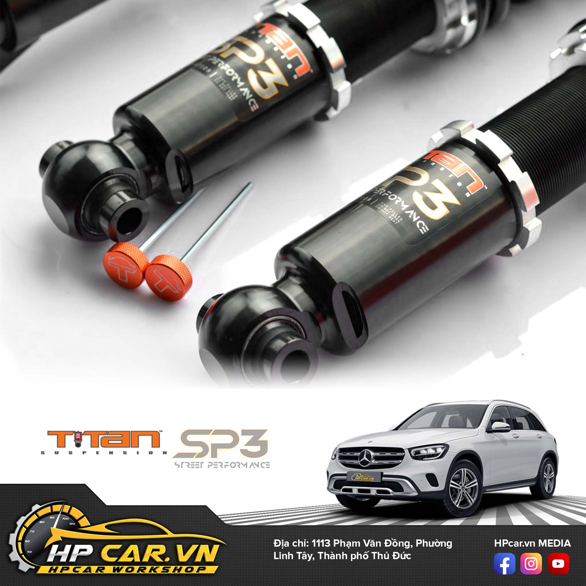 Phuộc TITAN SP3 TiTAN SP-3 MERCEDES BENZ GLC-CLASS 4 TITANS2