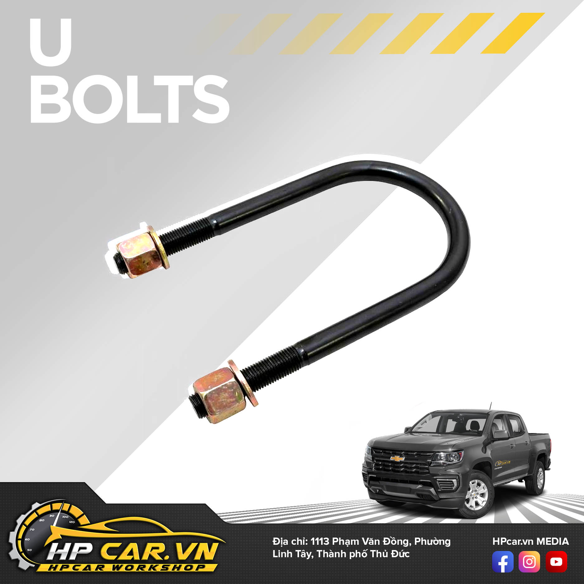Phuộc OME BP-51 CHEVROLET COLORADO (2012 - PRESENT) 13 U Bolts 11
