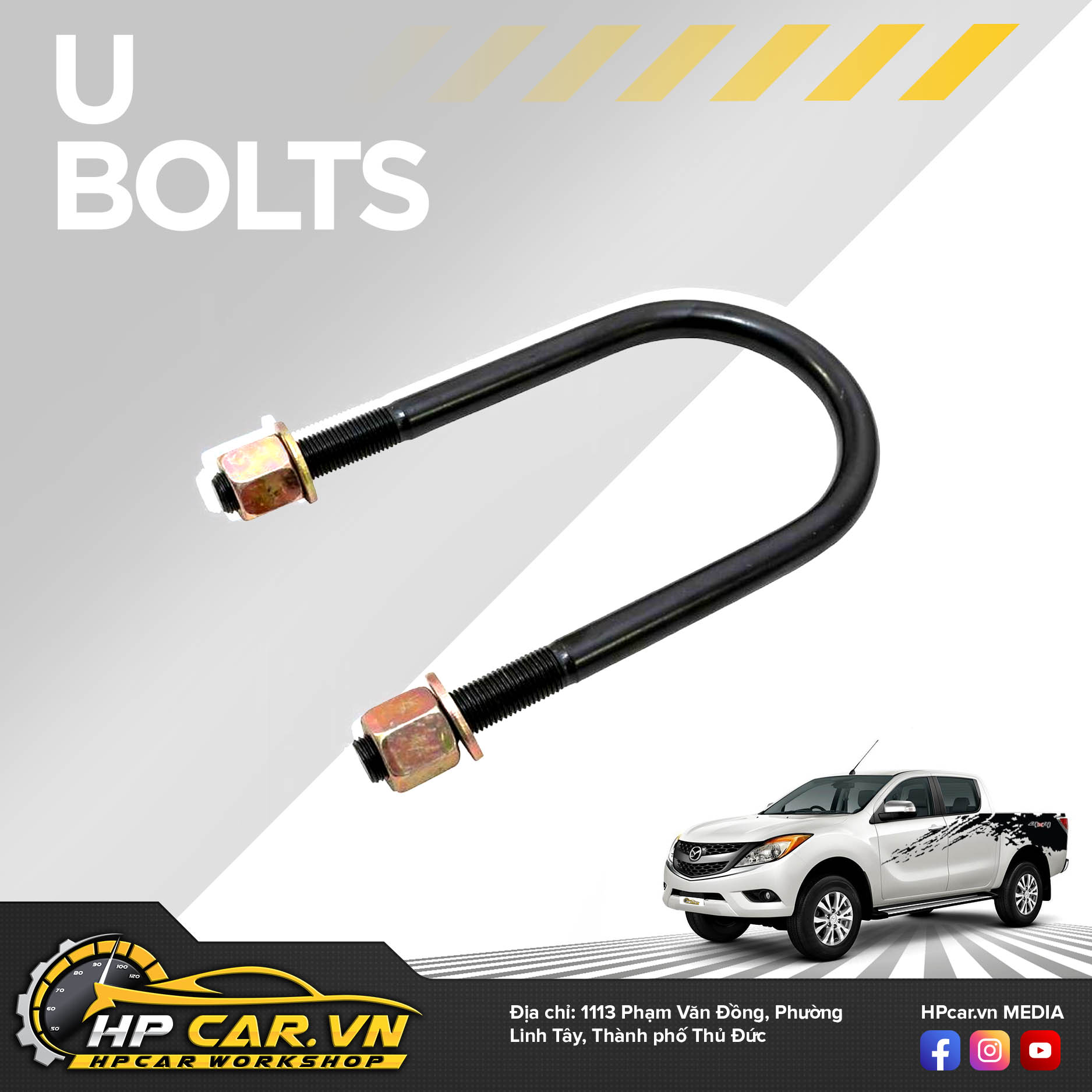 Phuộc OME MAZDA BT-50 (2015 - 2018) 11 U Bolts 3