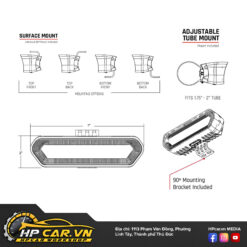 Đèn Led bar Rigid Chase Đỏ 16 den Led bar Rigid Chase 4
