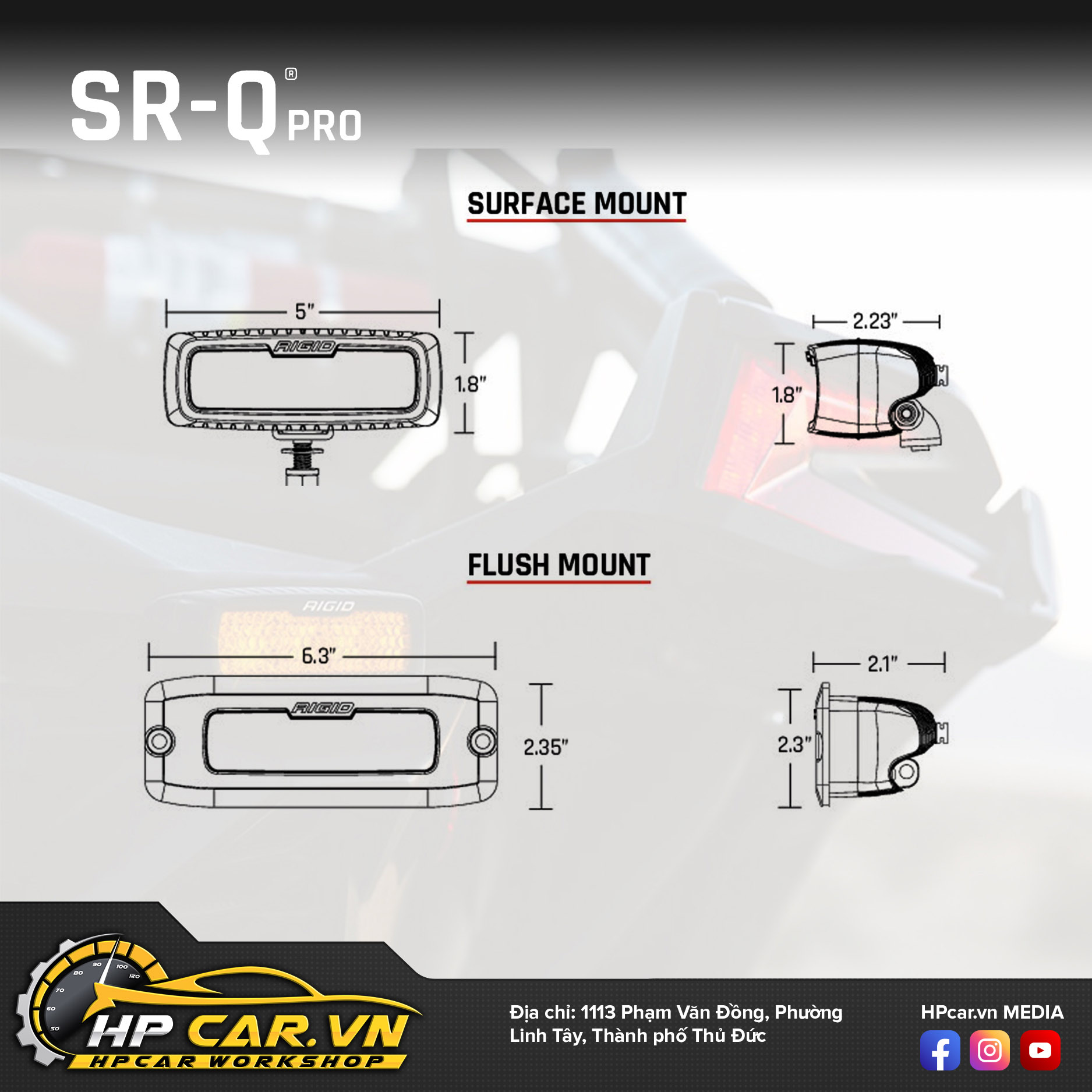 Đèn Led bar Rigid SR-Q Pro 12 den Led bar Rigid SR Q Pro 9