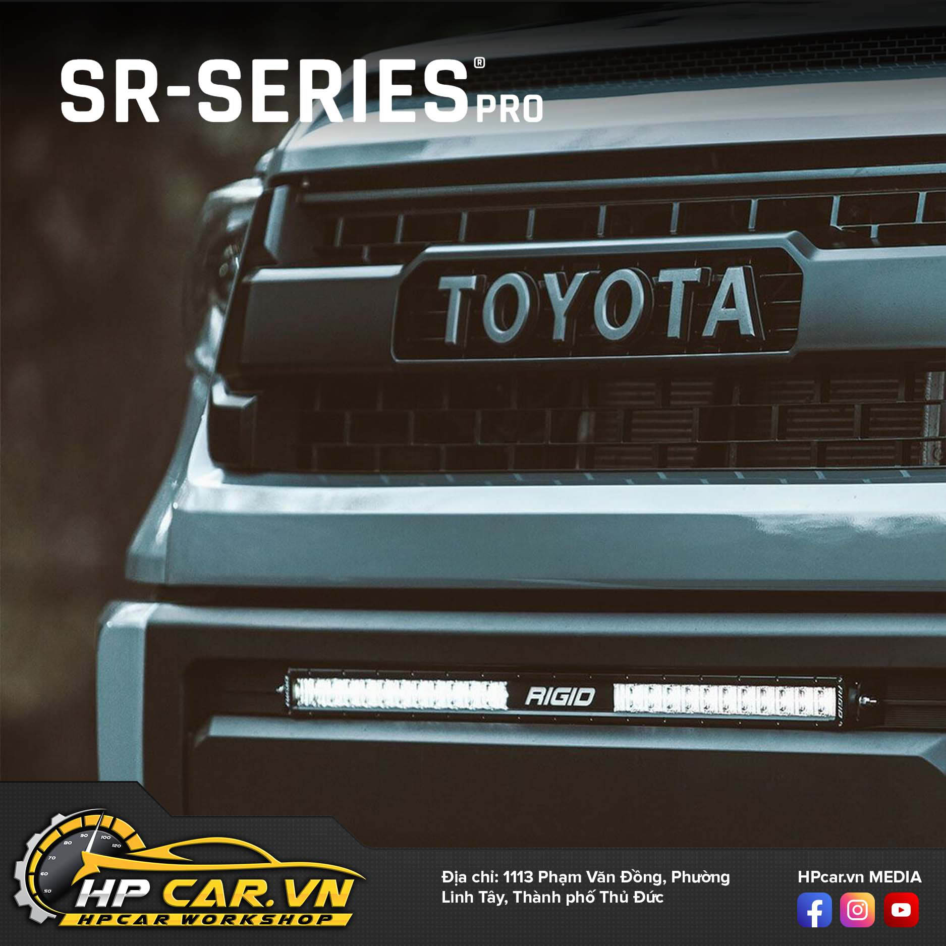 Đèn Led bar Rigid SR-Series Pro 13 den Led bar Rigid SR Series Pro 12