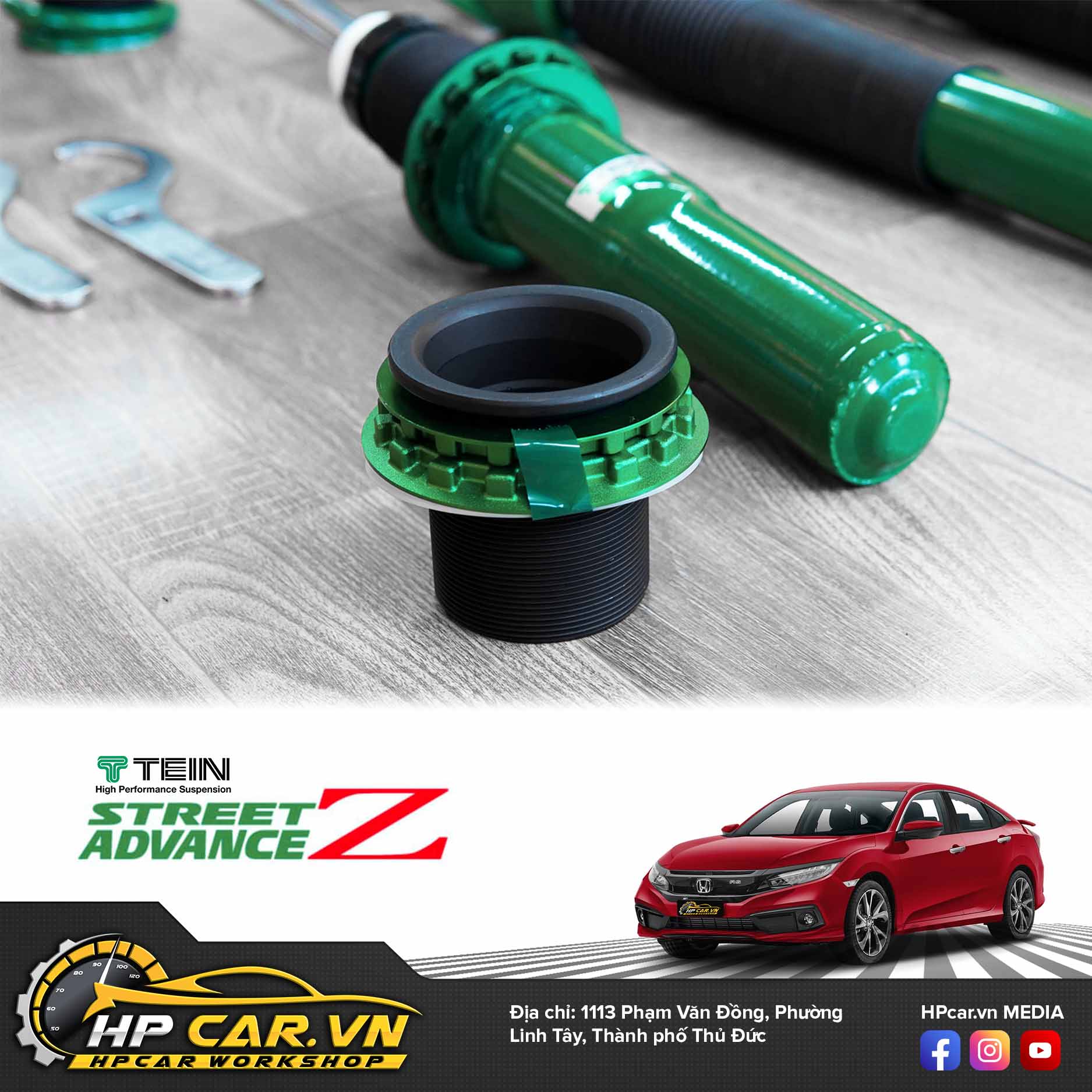 Phuộc TEIN HONDA CIVIC STREET ADVANCE Z 7 phuoc TEIN Honda civic streetadvanceZ3