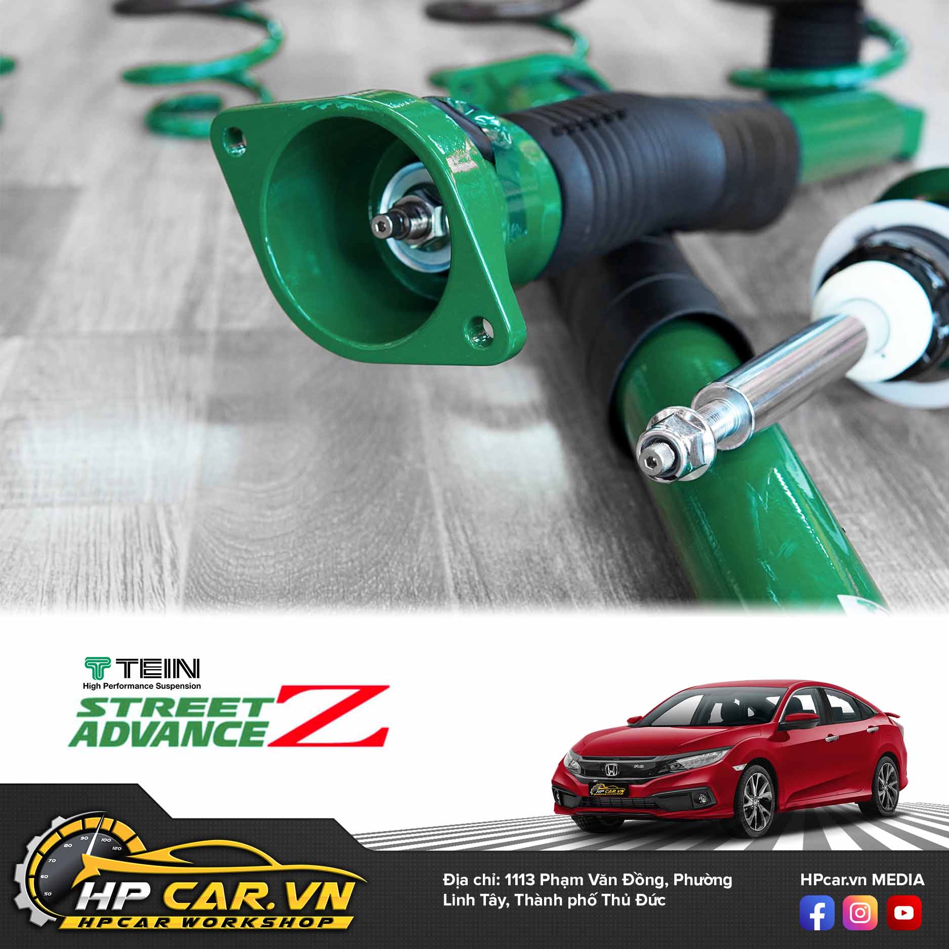 Phuộc TEIN HONDA CIVIC STREET ADVANCE Z 8 phuoc TEIN Honda civic streetadvanceZ4
