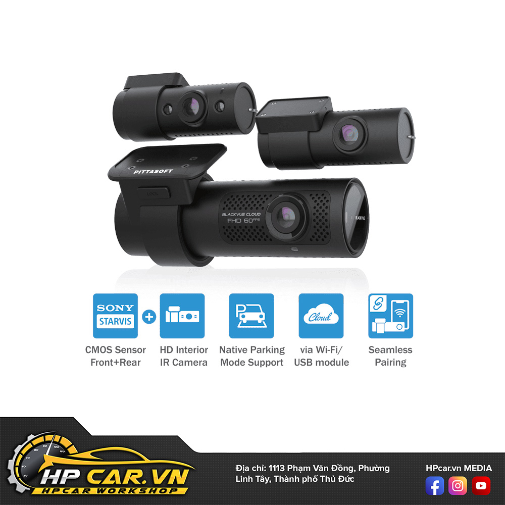 Camera hành trình ô tô cao cấp Blackvue DR750X-3CH PLUS 4 bv750x 3ch dms plus 1